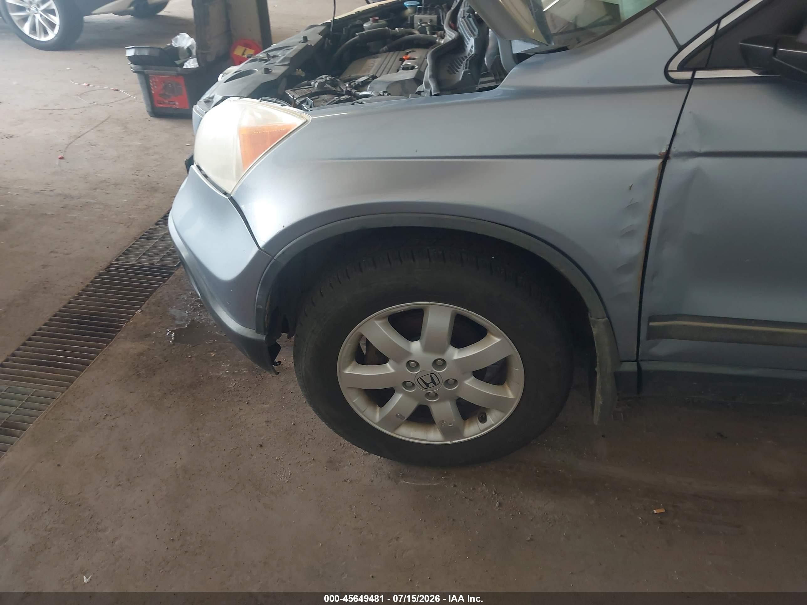 2007 Honda Cr-v Ex Silver vin: JHLRE48507C013018