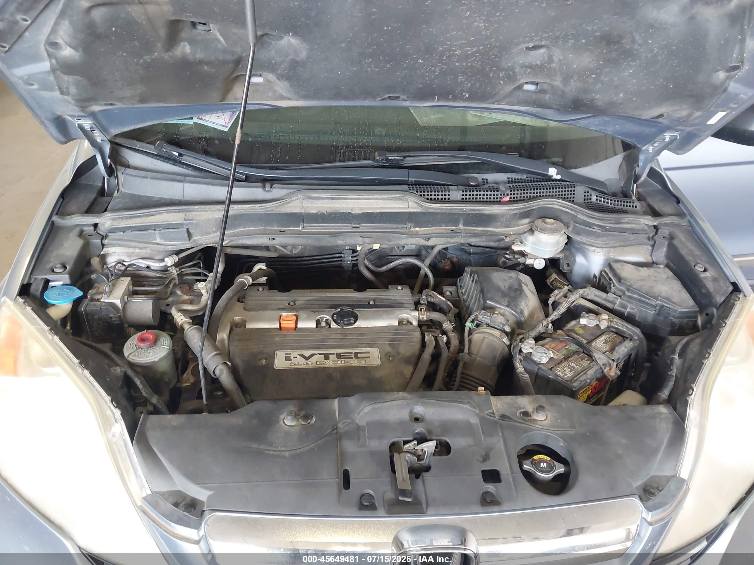 2007 Honda Cr-v Ex Silver vin: JHLRE48507C013018