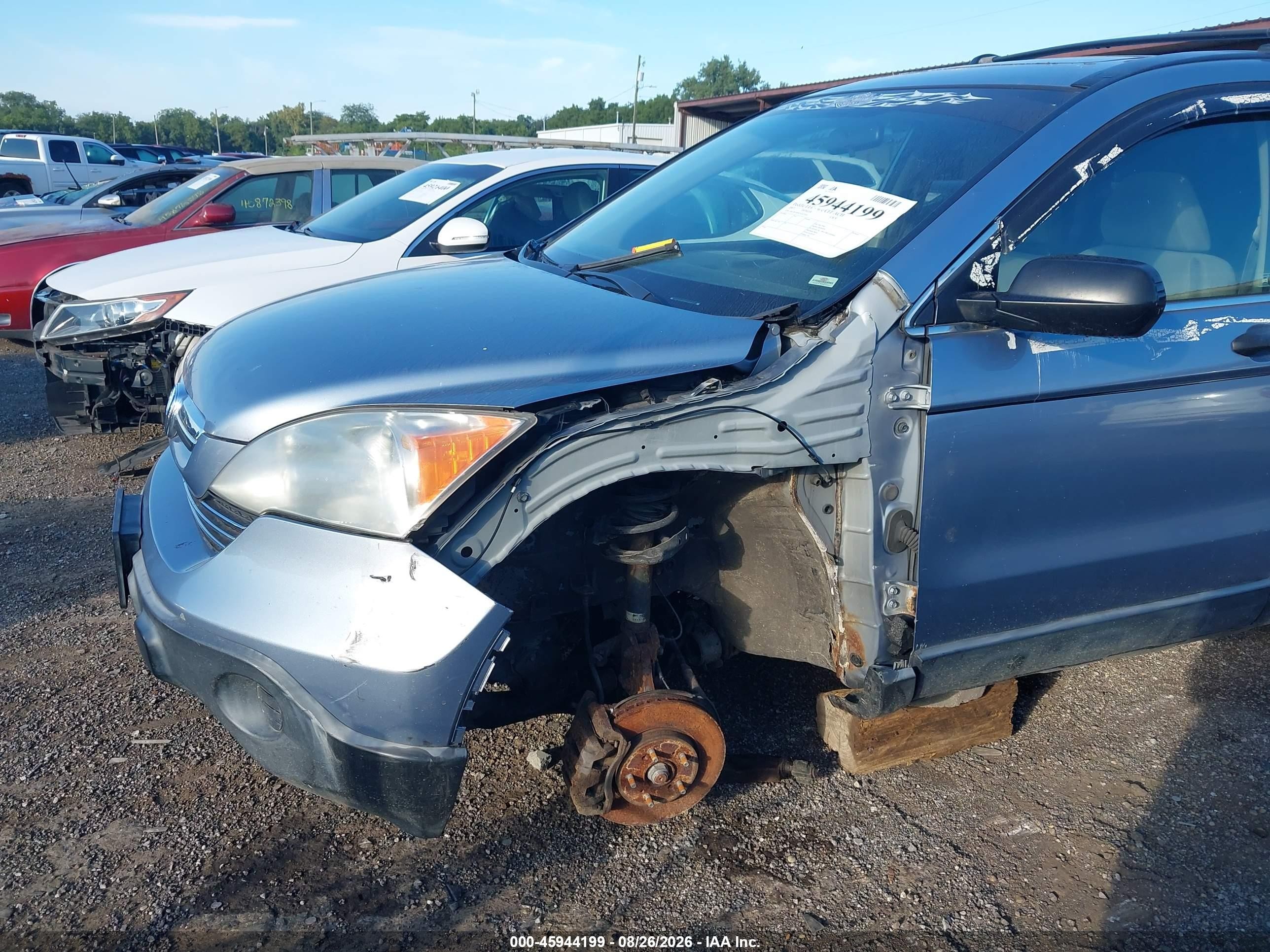 2007 Honda Cr-v Ex Blue vin: JHLRE48507C023936