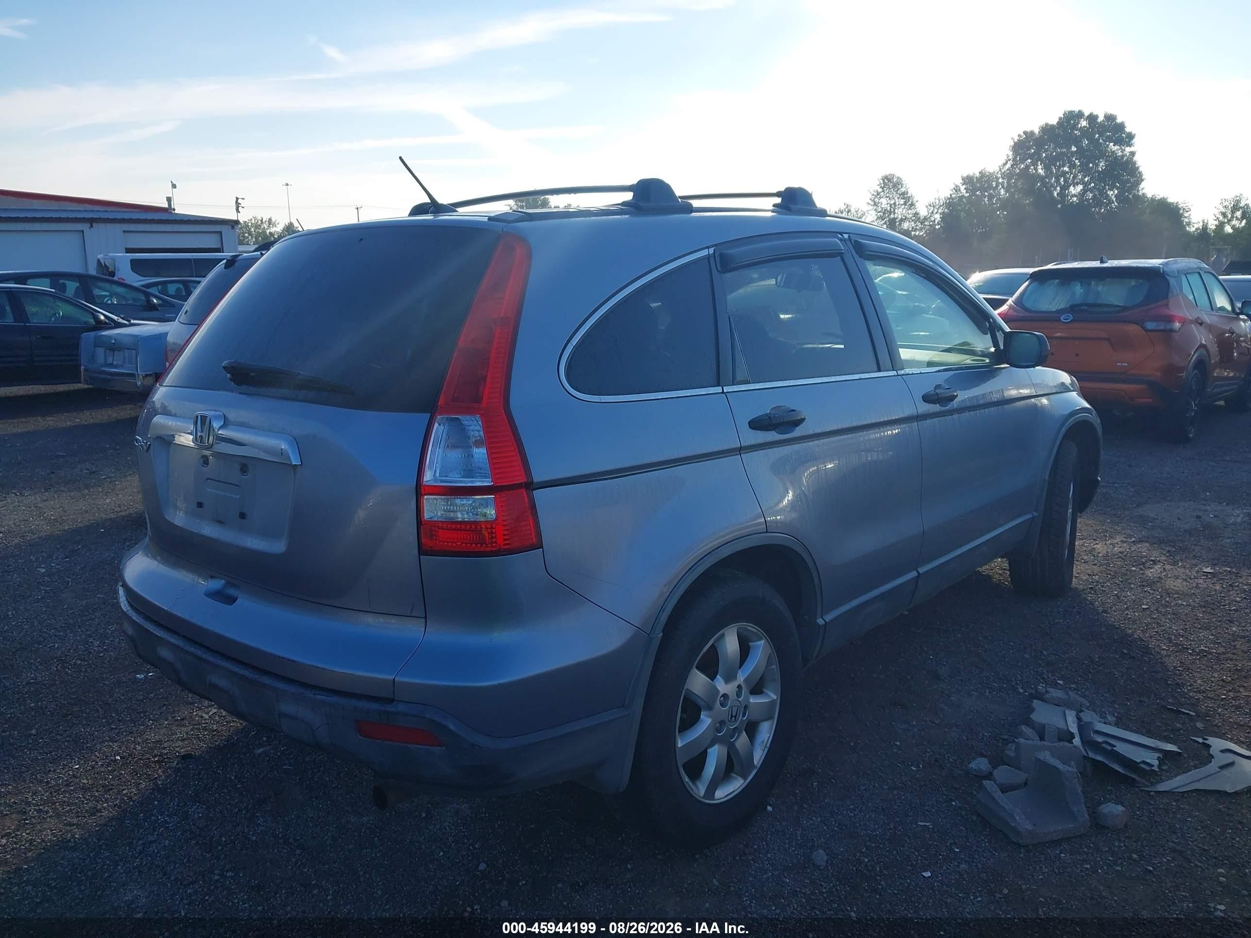 2007 Honda Cr-v Ex Blue vin: JHLRE48507C023936