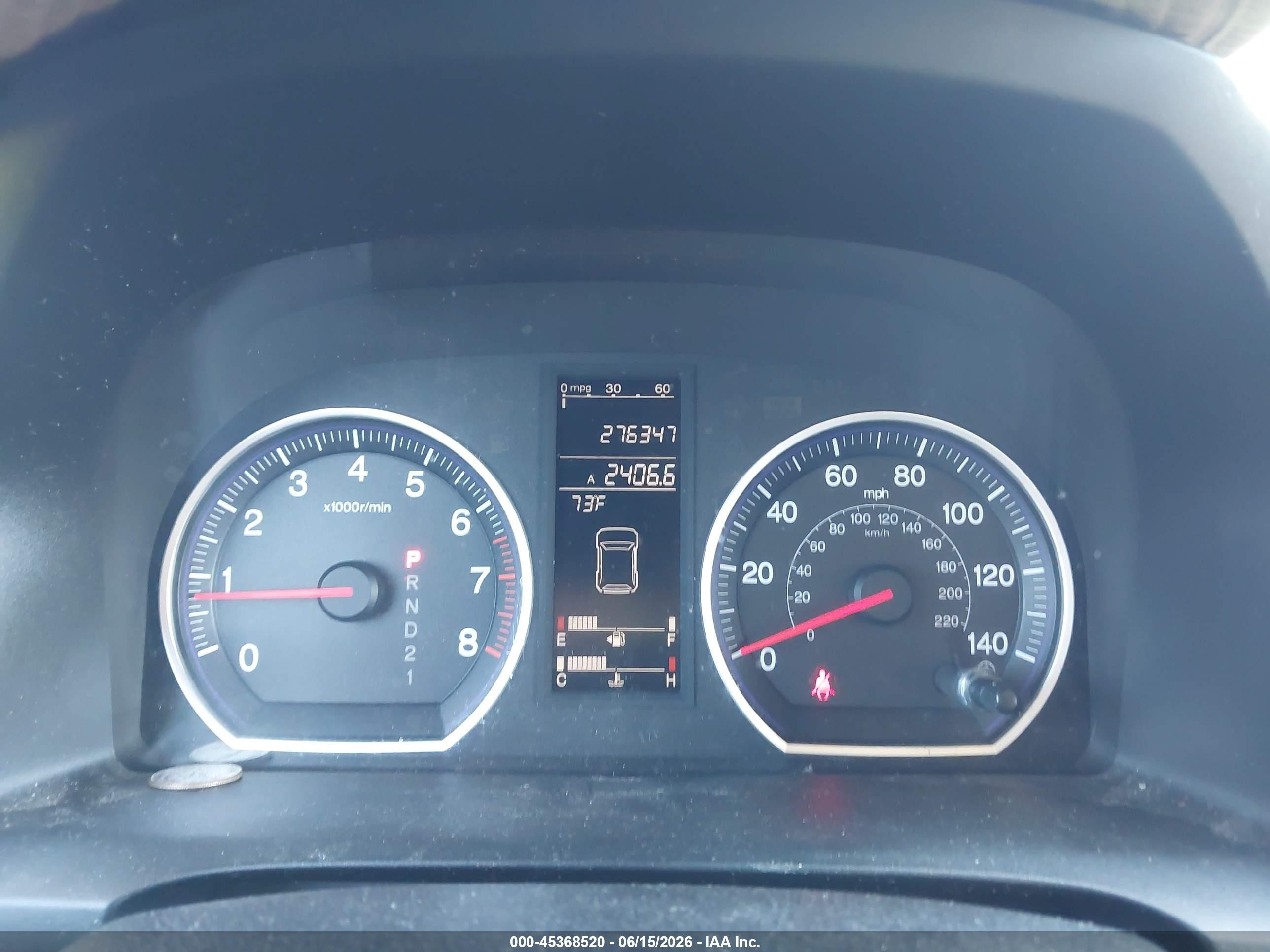 2007 Honda Cr-v Ex Blue vin: JHLRE48507C028408