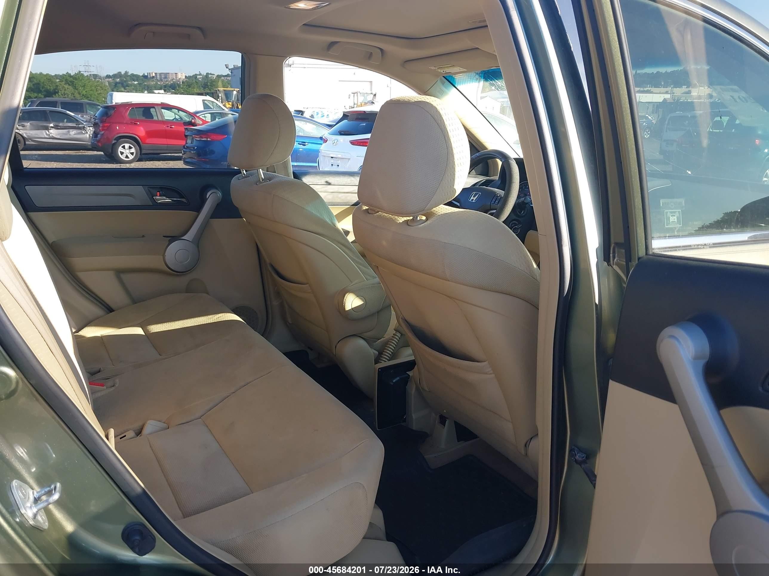 2007 Honda Cr-v Ex Green vin: JHLRE48507C060033