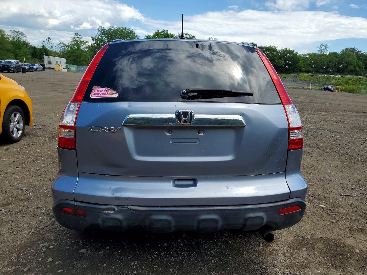 2007 Honda Cr-v Ex Blue vin: JHLRE48507C072635