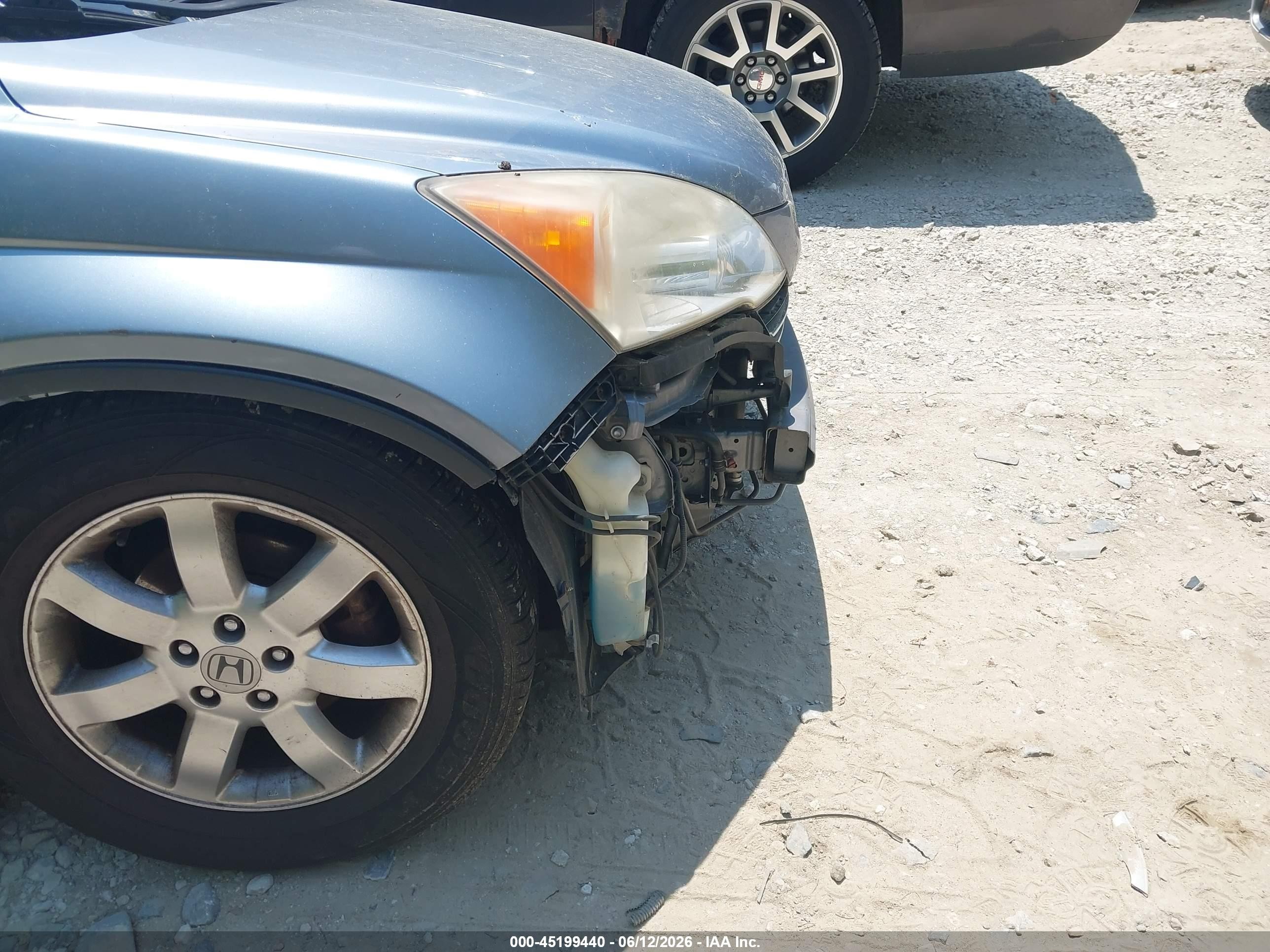 2007 Honda Cr-v Ex Blue vin: JHLRE48507C078662
