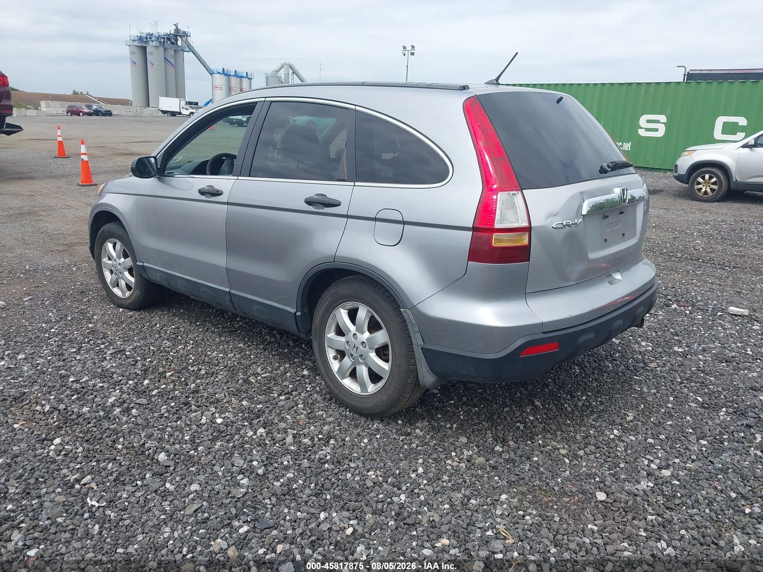 2007 Honda Cr-v Ex Silver vin: JHLRE48507C085210
