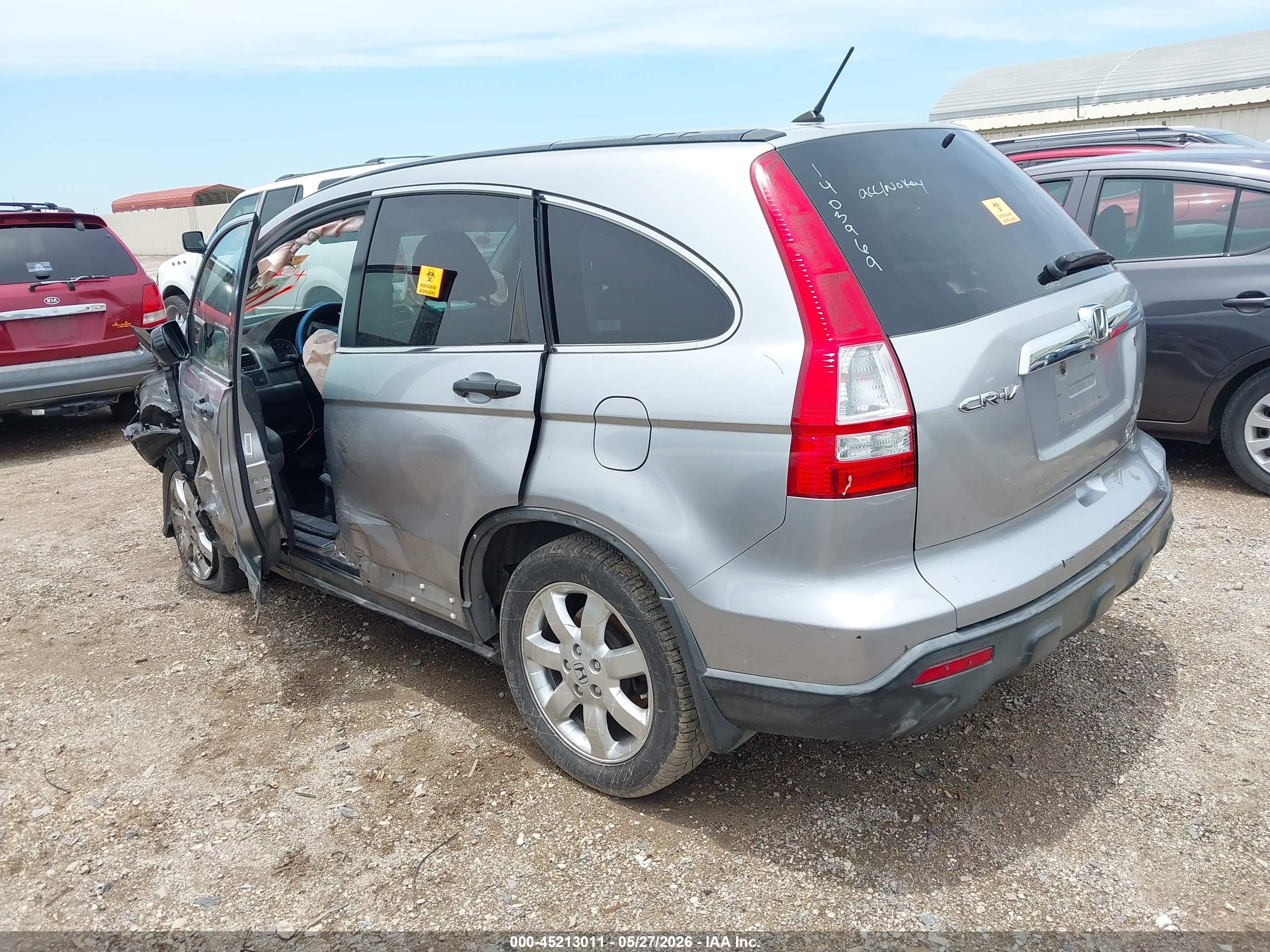 2008 Honda Cr-v Ex Silver vin: JHLRE48508C068876