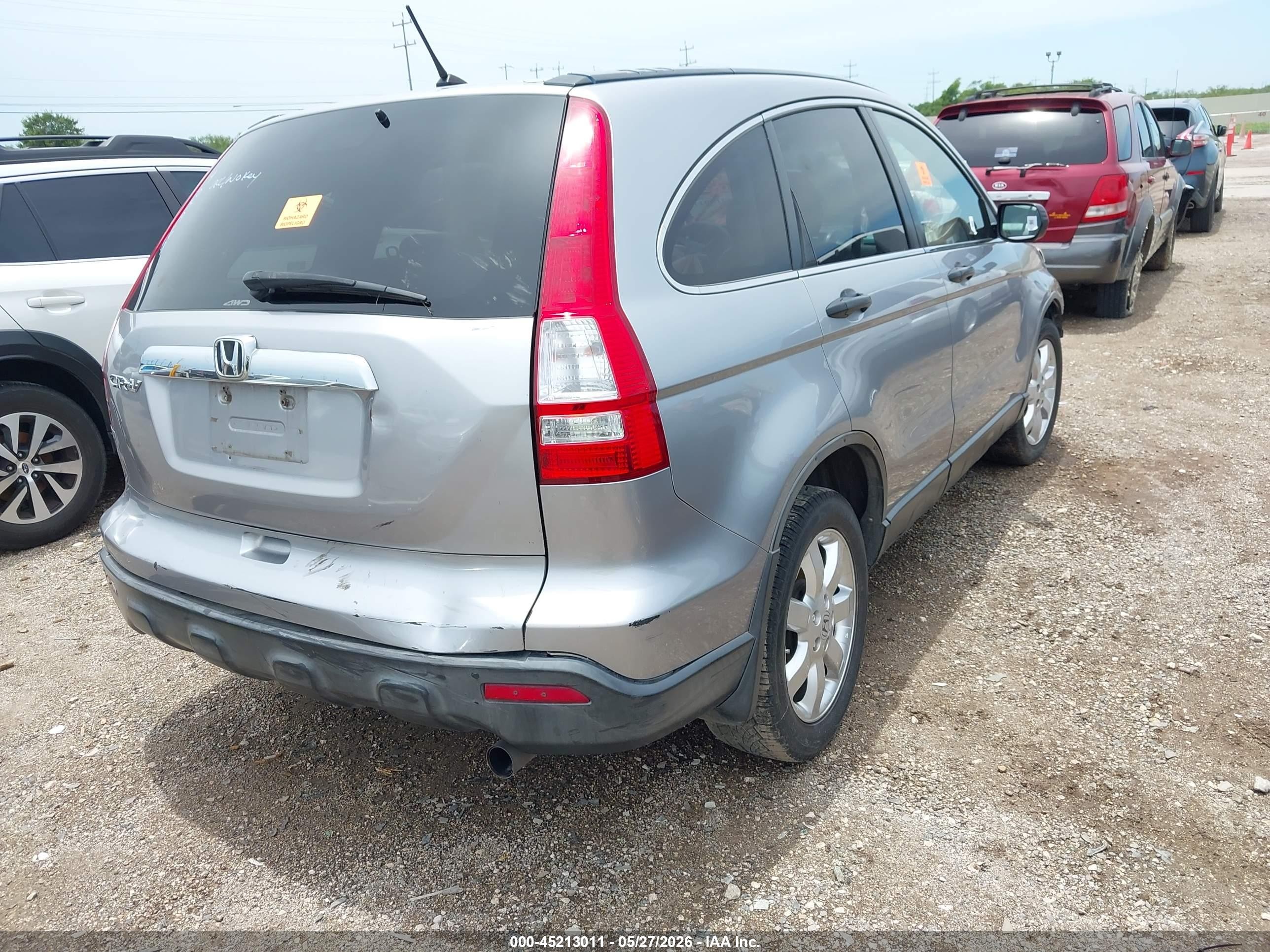 2008 Honda Cr-v Ex Silver vin: JHLRE48508C068876