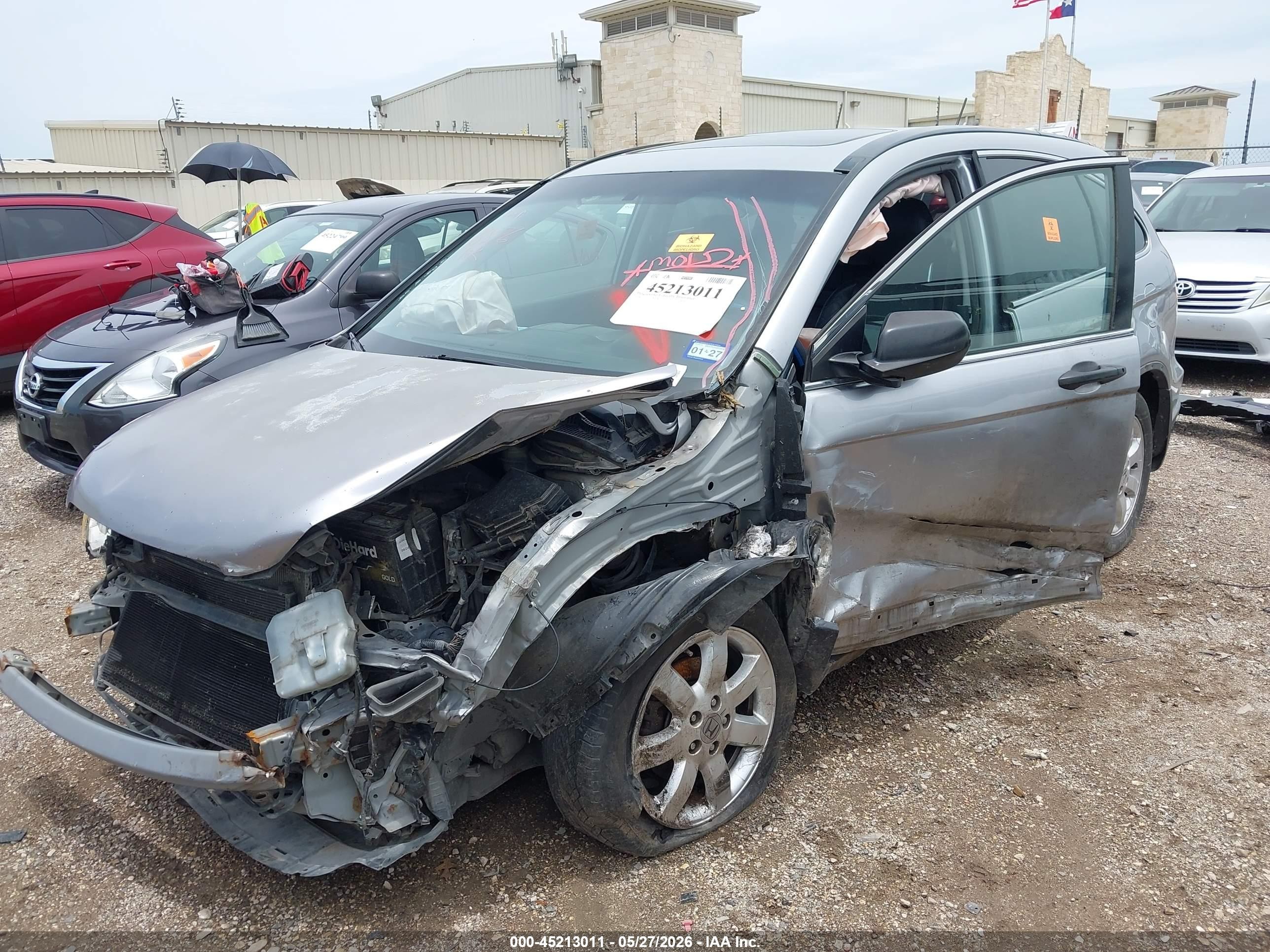 2008 Honda Cr-v Ex Silver vin: JHLRE48508C068876