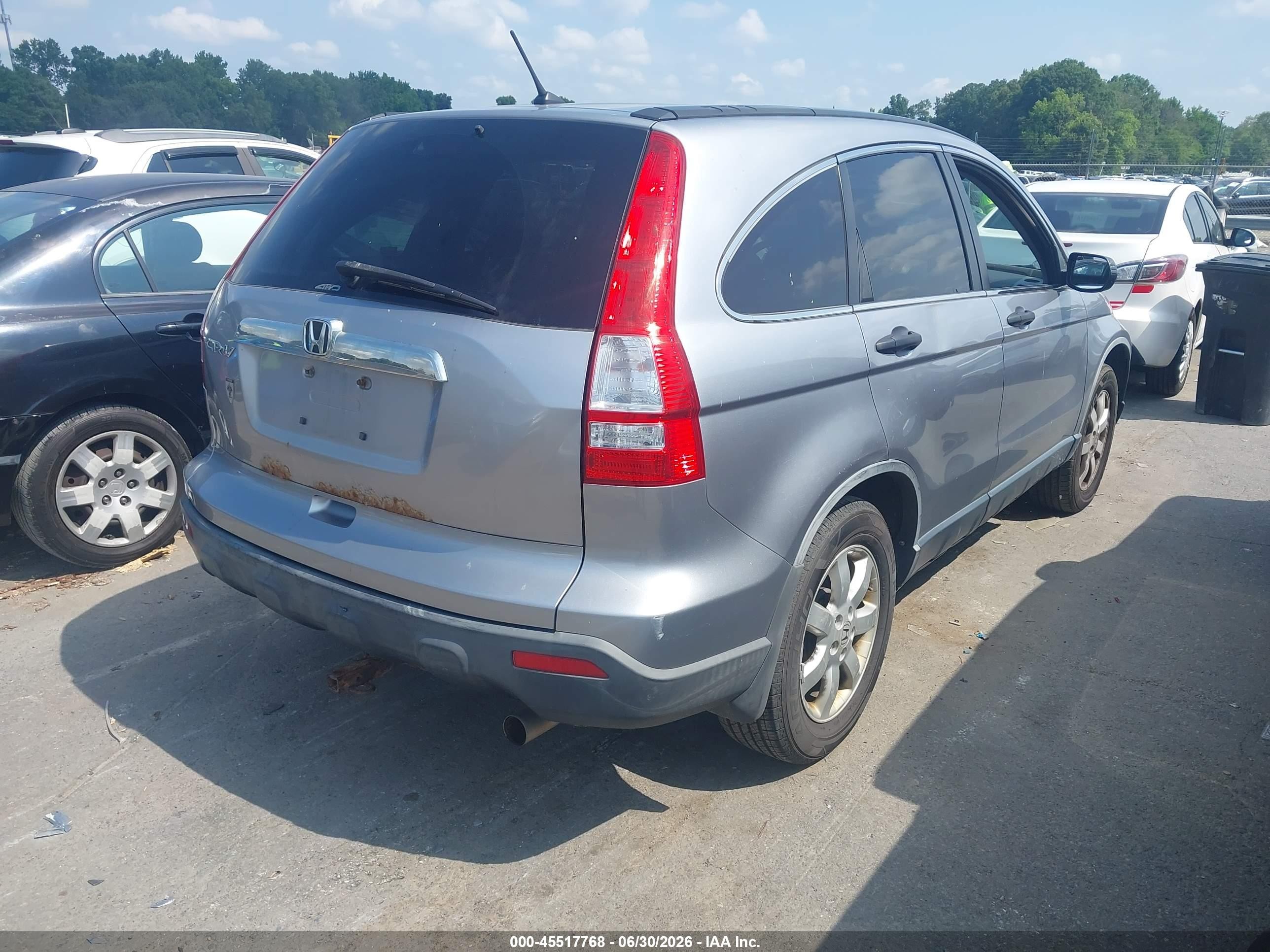 2008 Honda Cr-v Ex Silver vin: JHLRE48508C074175