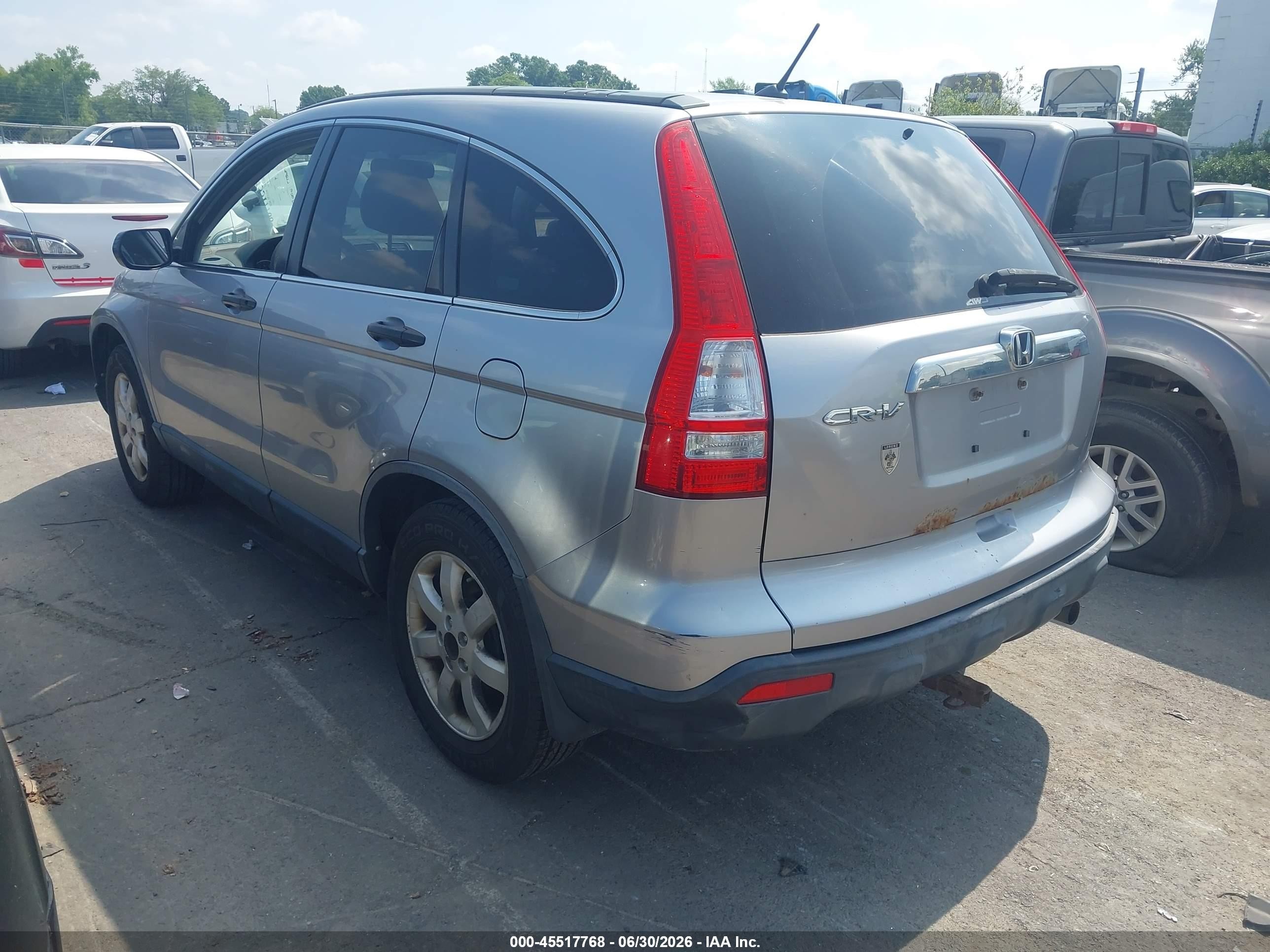2008 Honda Cr-v Ex Silver vin: JHLRE48508C074175