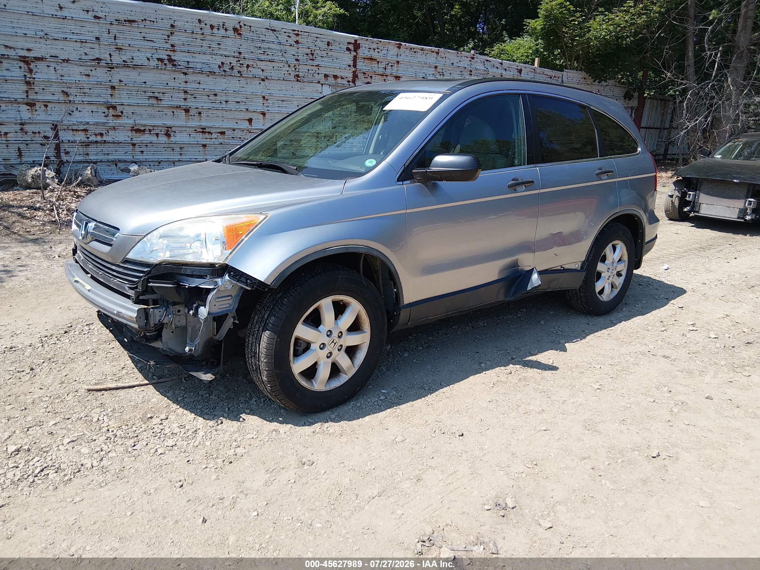 2008 Honda Cr-v Ex Silver vin: JHLRE48508C079263