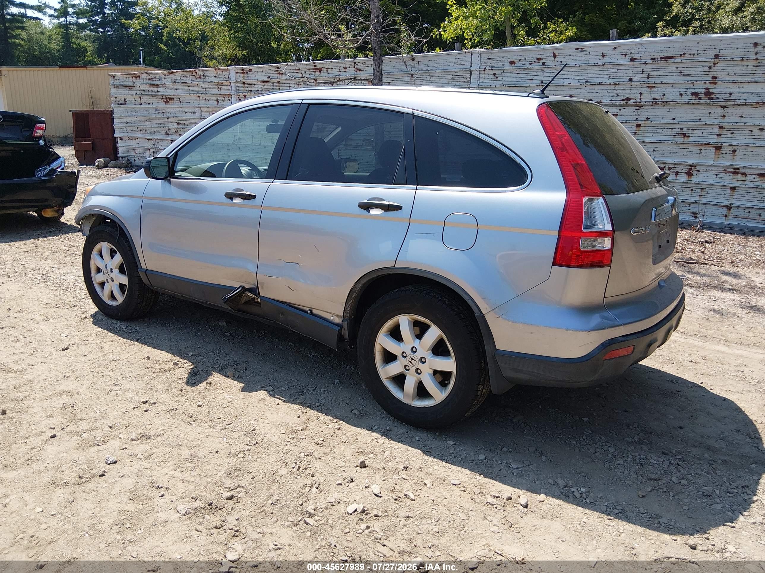2008 Honda Cr-v Ex Silver vin: JHLRE48508C079263