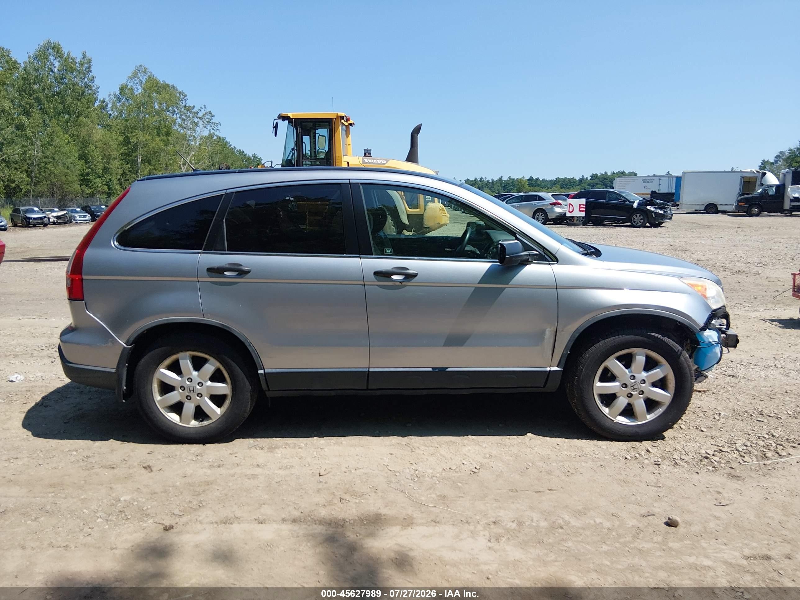 2008 Honda Cr-v Ex Silver vin: JHLRE48508C079263
