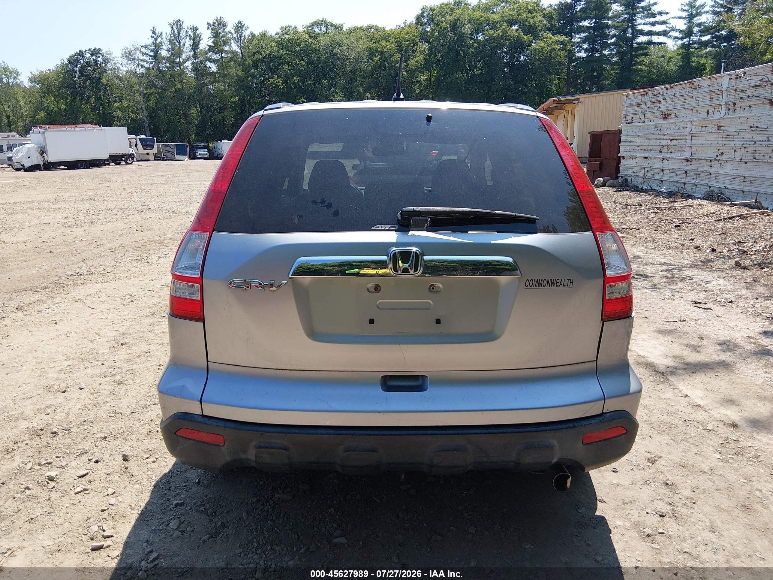 2008 Honda Cr-v Ex Silver vin: JHLRE48508C079263
