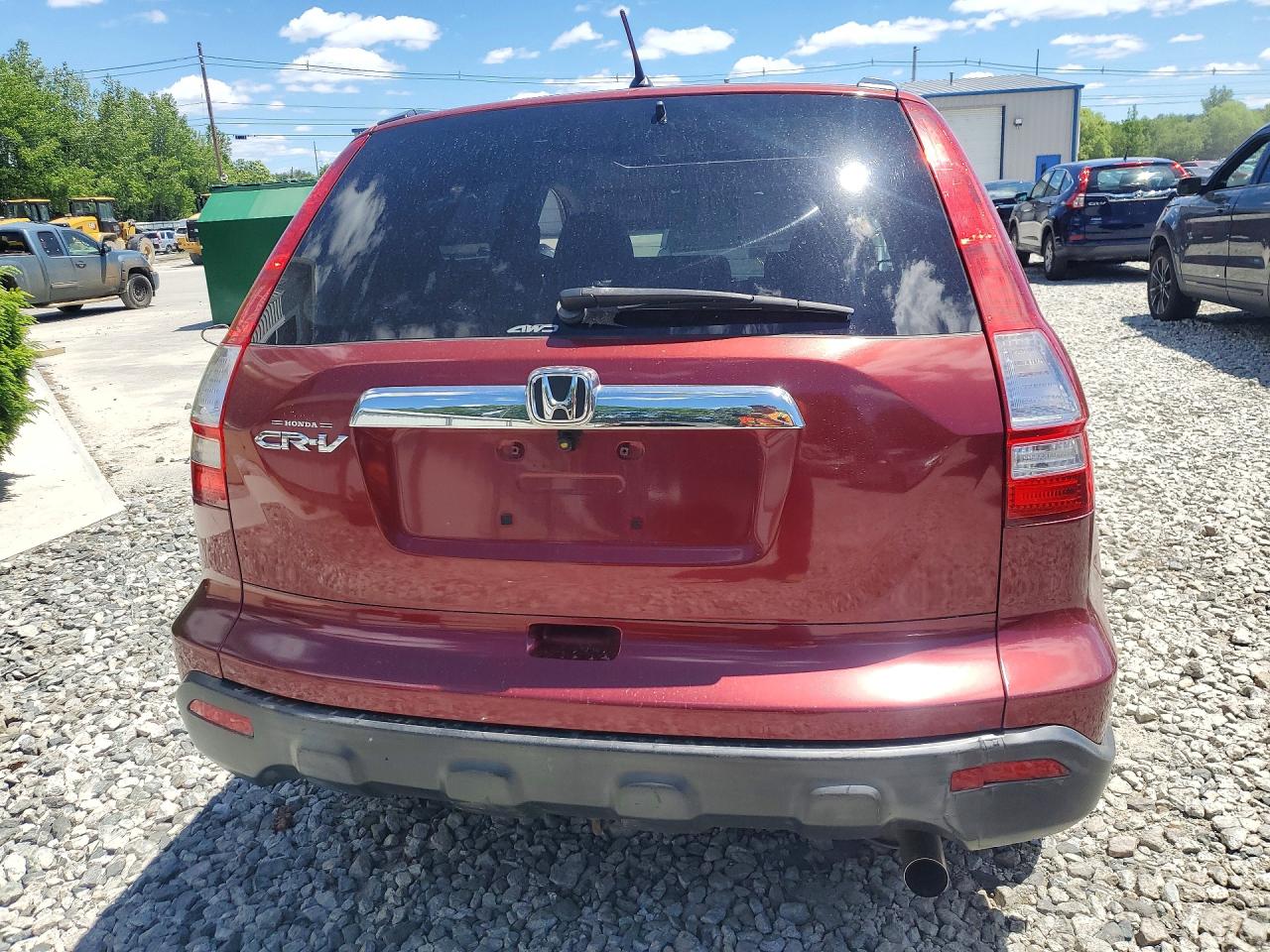 2007 Honda Cr-v Ex Red vin: JHLRE48517C025467