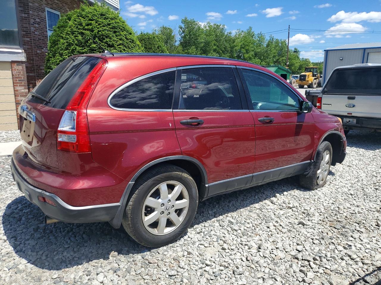 2007 Honda Cr-v Ex Red vin: JHLRE48517C025467