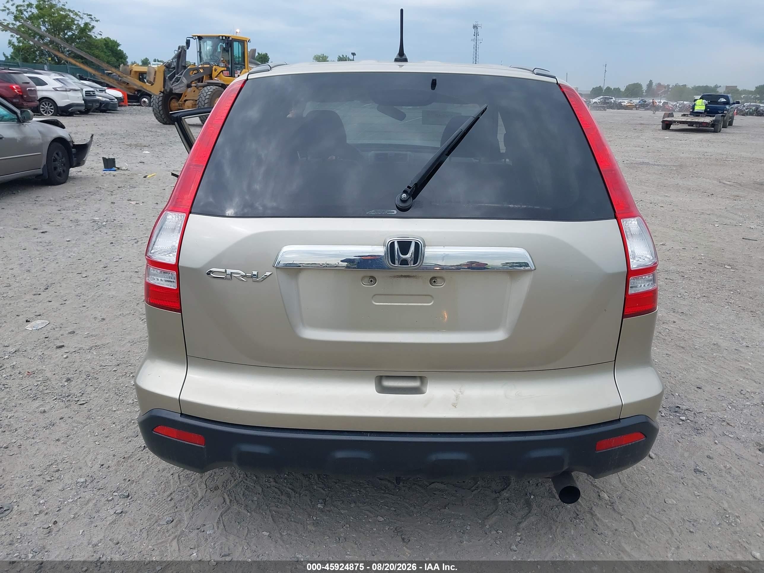 2007 Honda Cr-v Ex Beige vin: JHLRE48517C048361