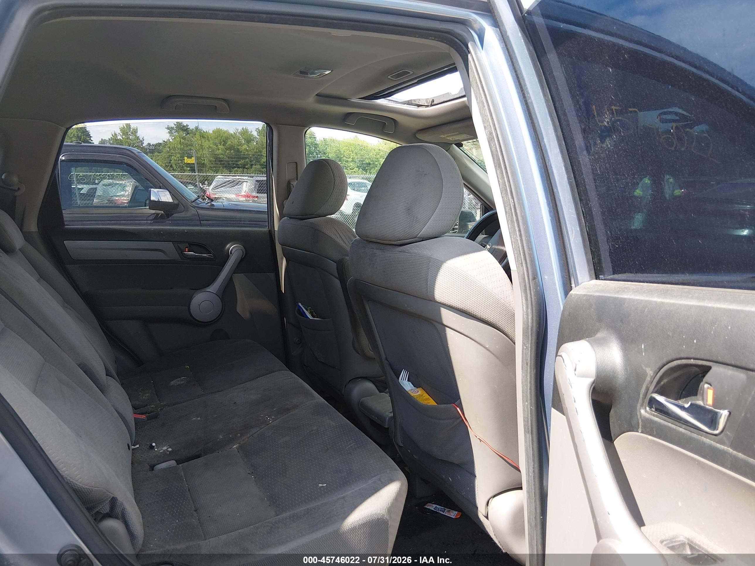 2007 Honda Cr-v Ex Light Blue vin: JHLRE48517C068268