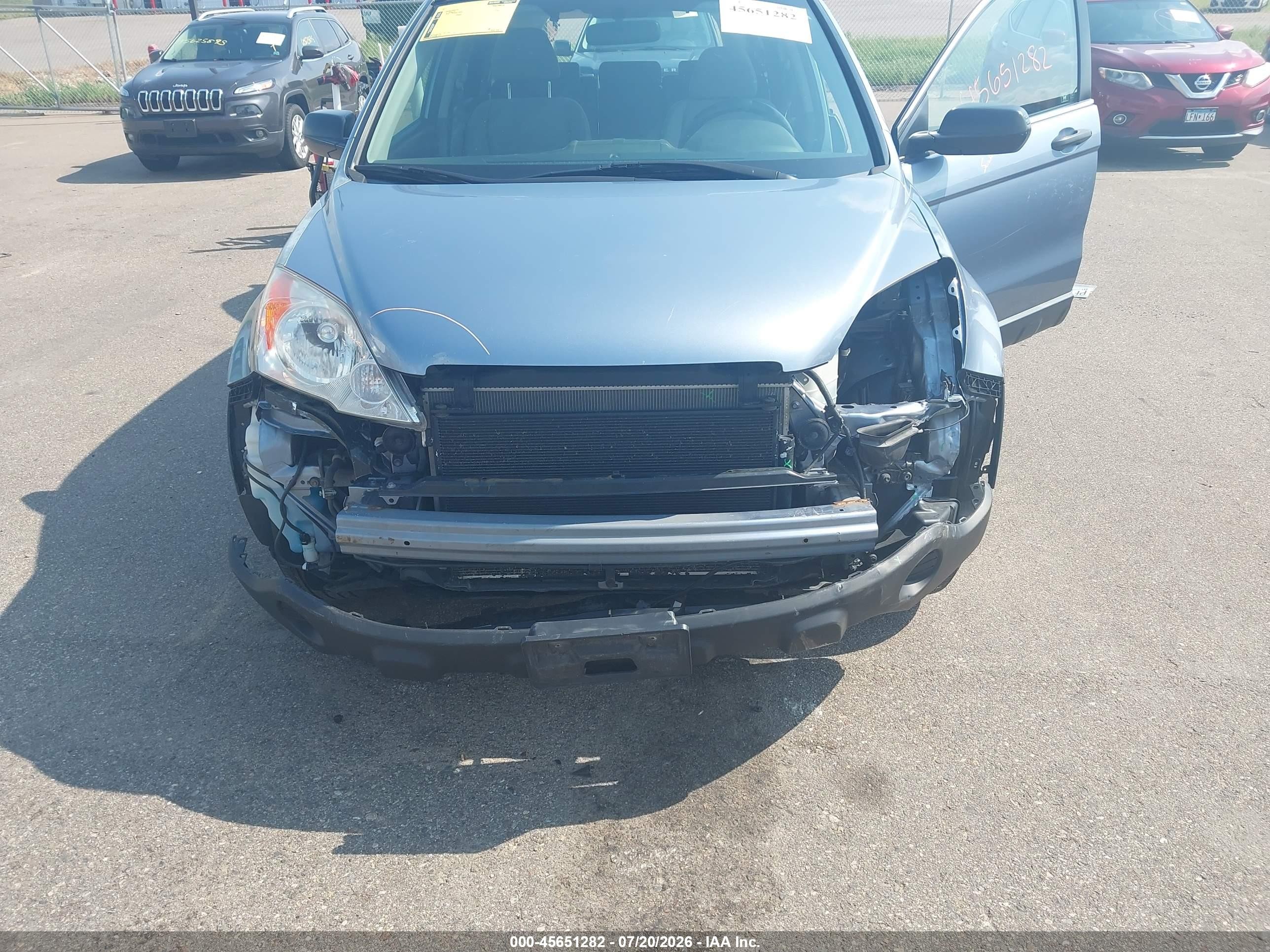 2007 Honda Cr-v Ex Синий vin: JHLRE48517C069873