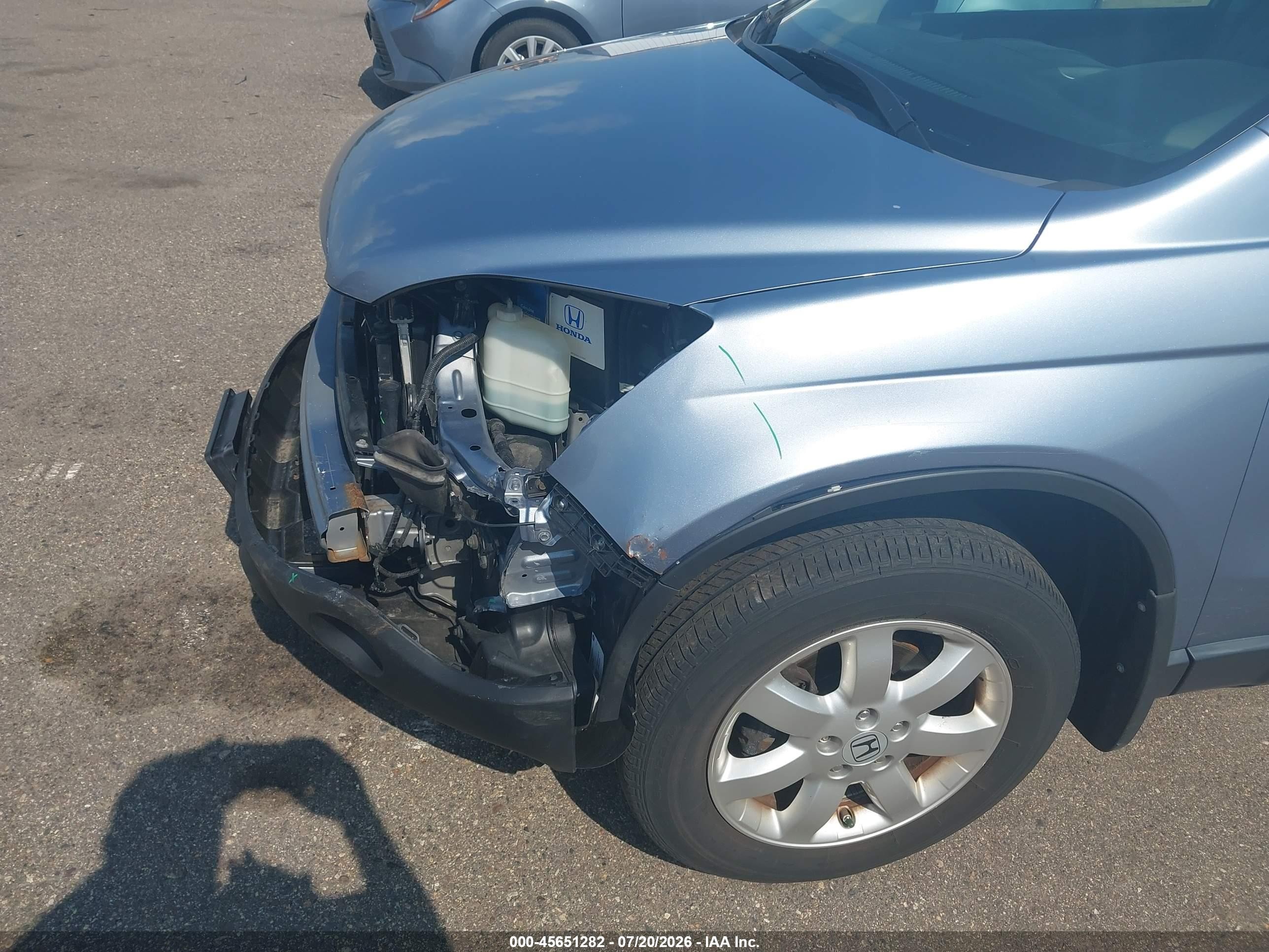 2007 Honda Cr-v Ex Синий vin: JHLRE48517C069873