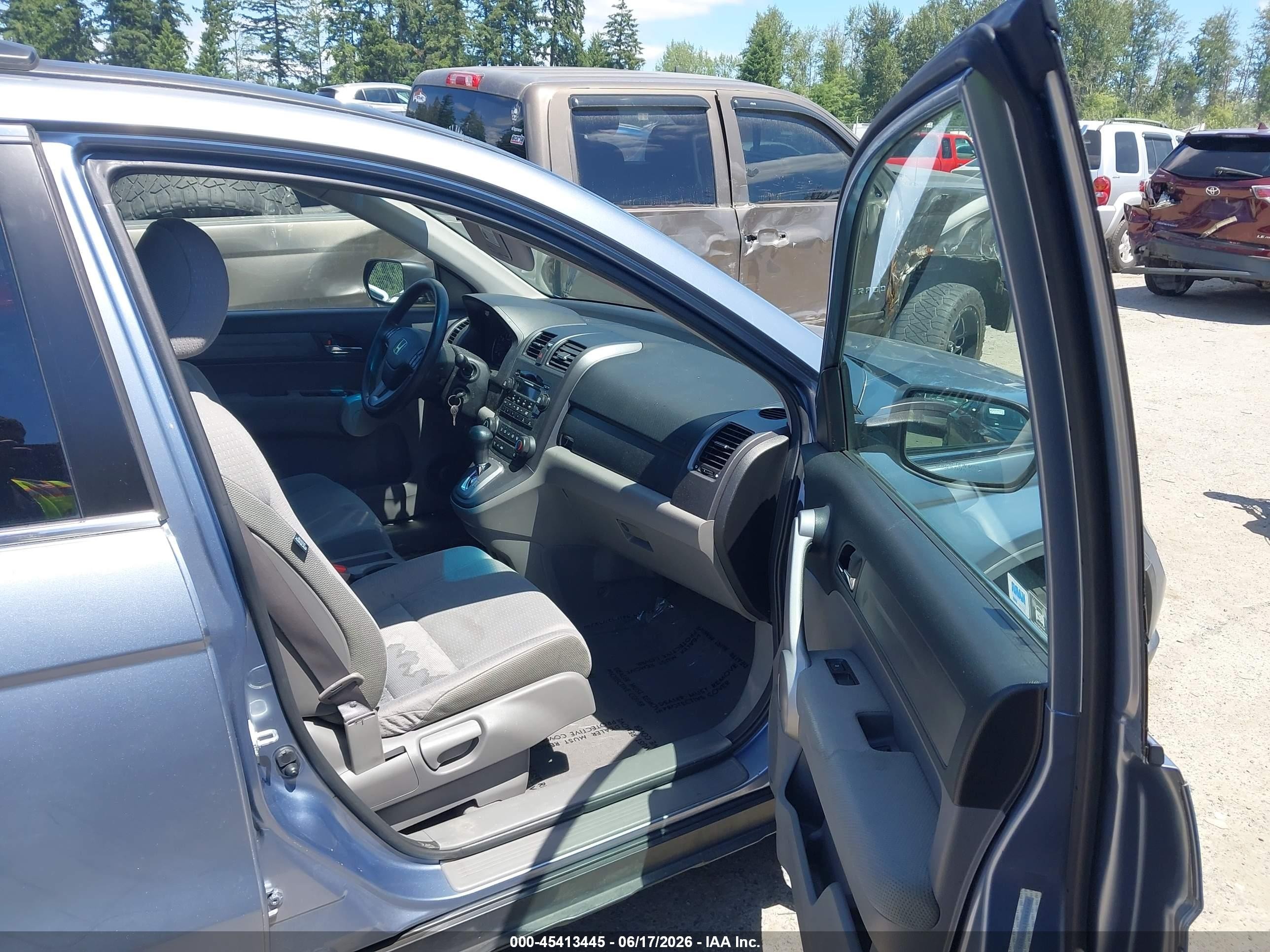 2007 Honda Cr-v Ex Blue vin: JHLRE48517C079075