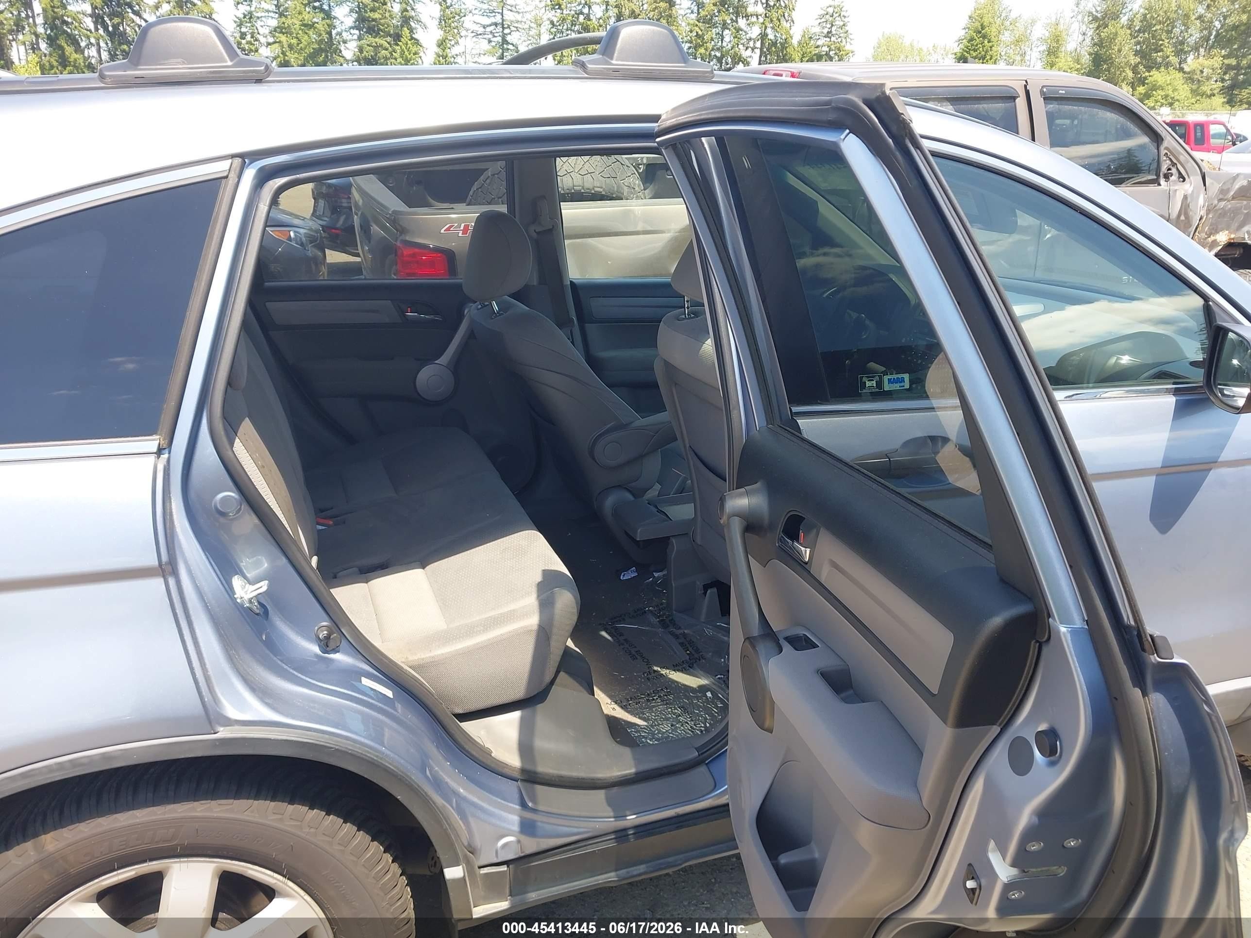 2007 Honda Cr-v Ex Blue vin: JHLRE48517C079075