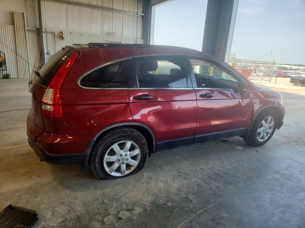 2007 Honda Cr-v Ex Красный vin: JHLRE48517C083238