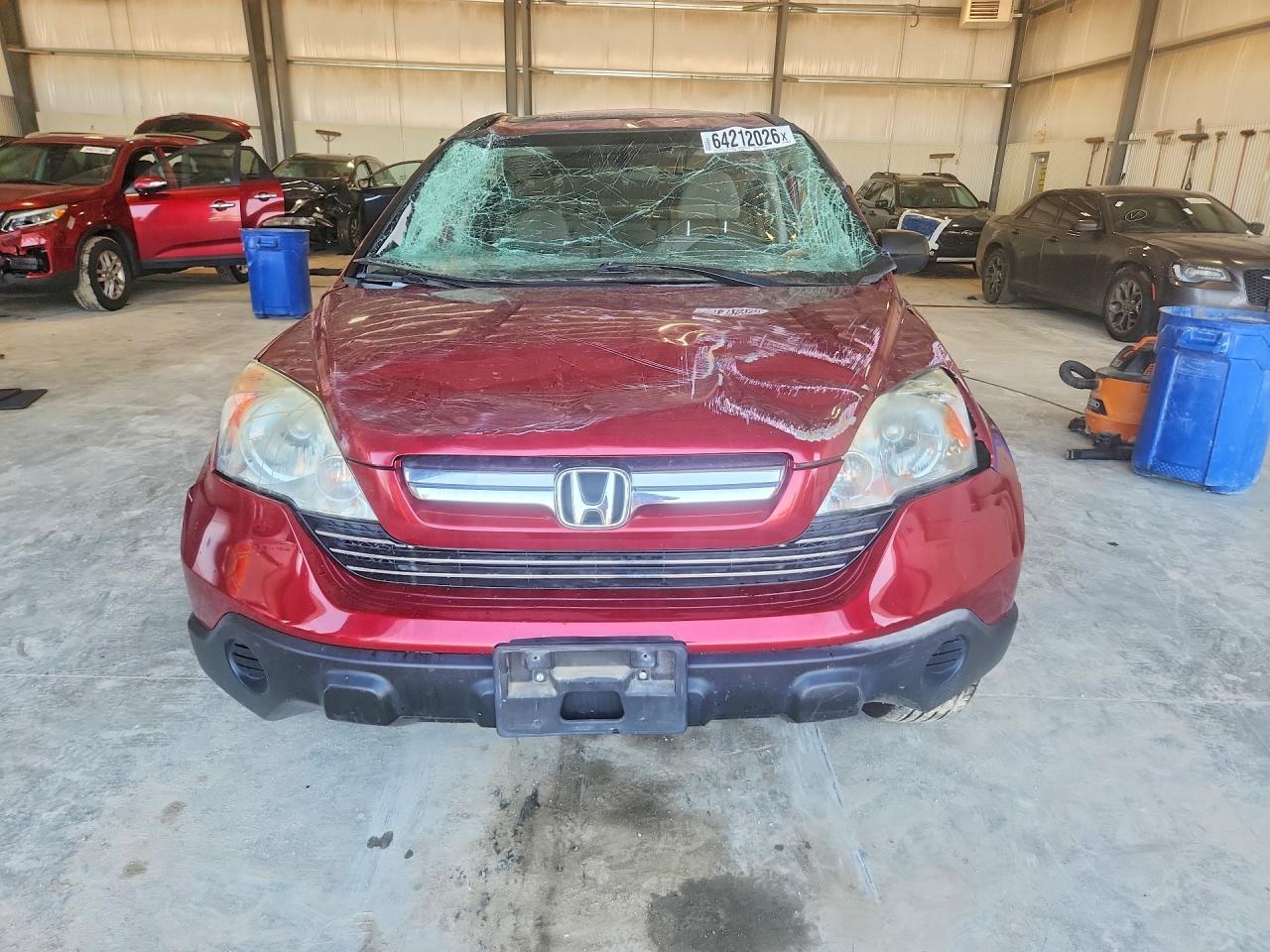 2007 Honda Cr-v Ex Красный vin: JHLRE48517C083238