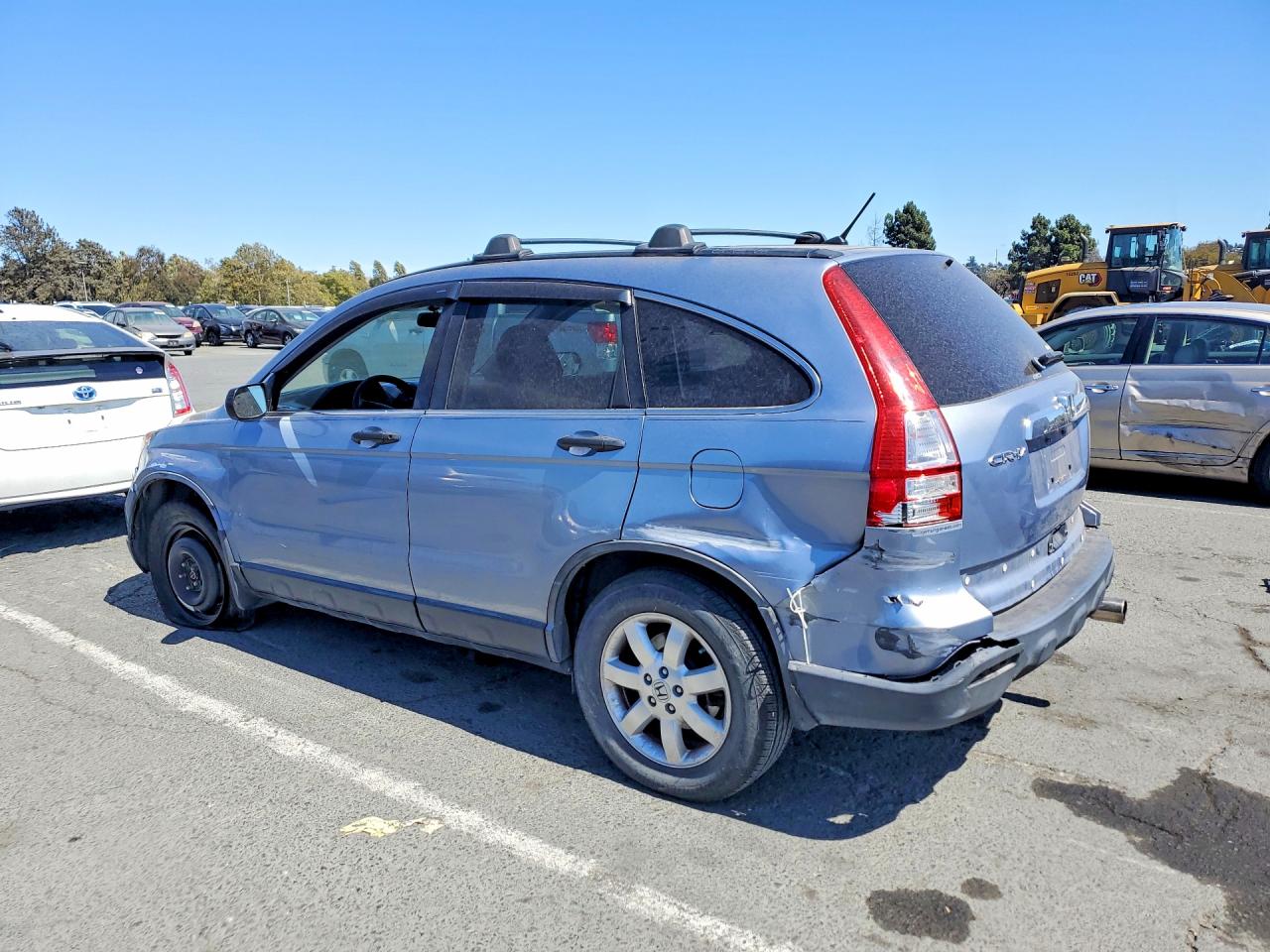 2007 Honda Cr-v Ex Silver vin: JHLRE48517C086561