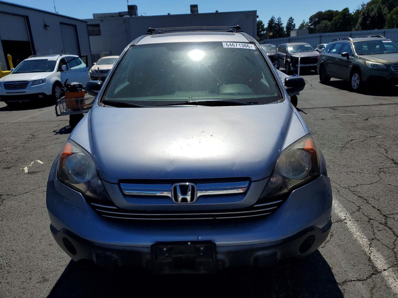 2007 Honda Cr-v Ex Silver vin: JHLRE48517C086561