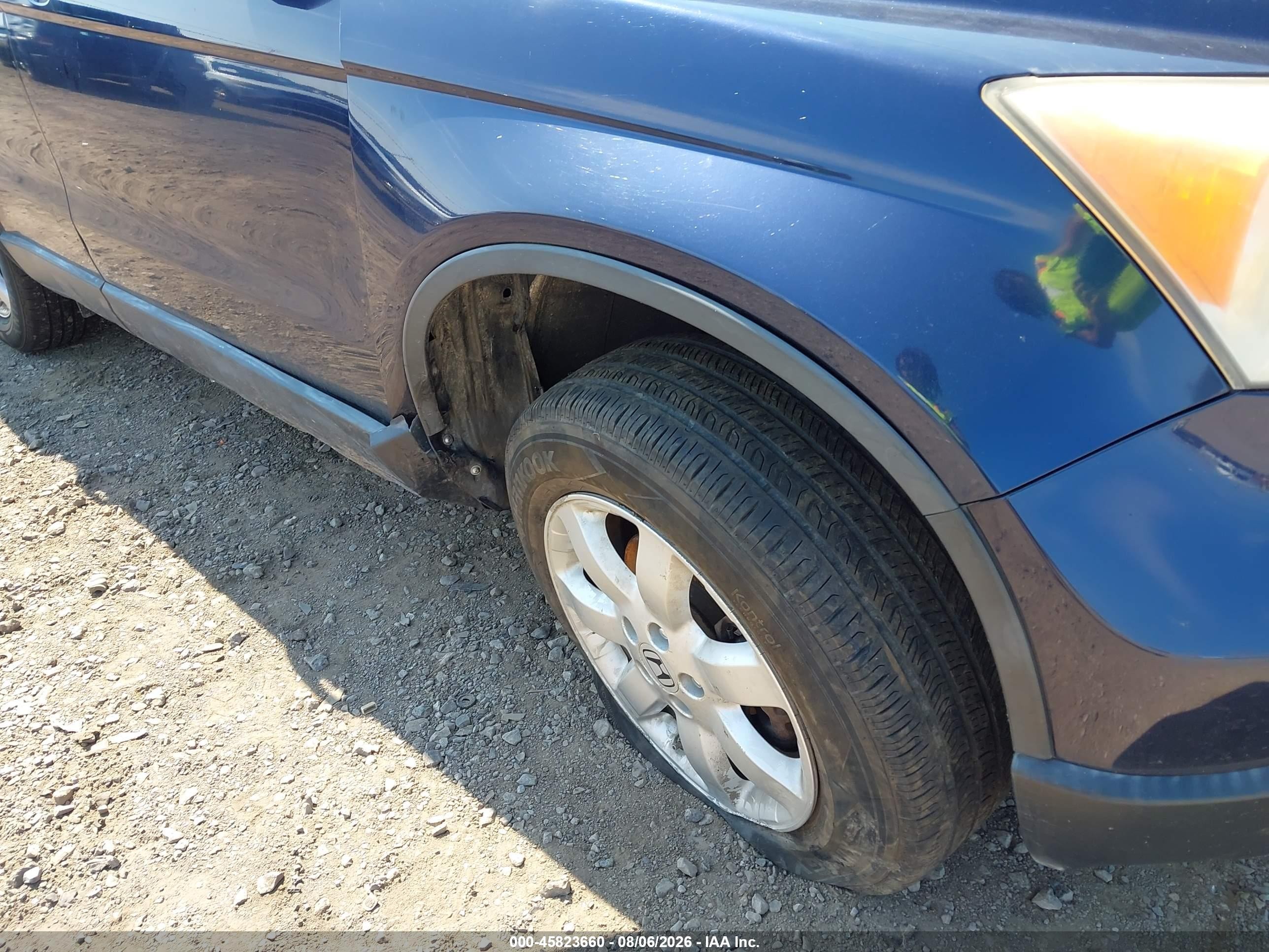 2007 Honda Cr-v Ex Синий vin: JHLRE48517C100152