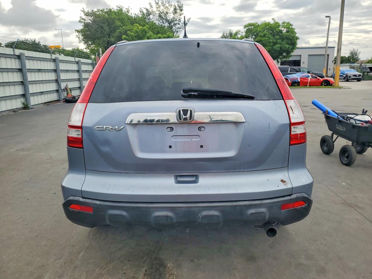 2007 Honda Cr-v Ex Синий vin: JHLRE48517C100250