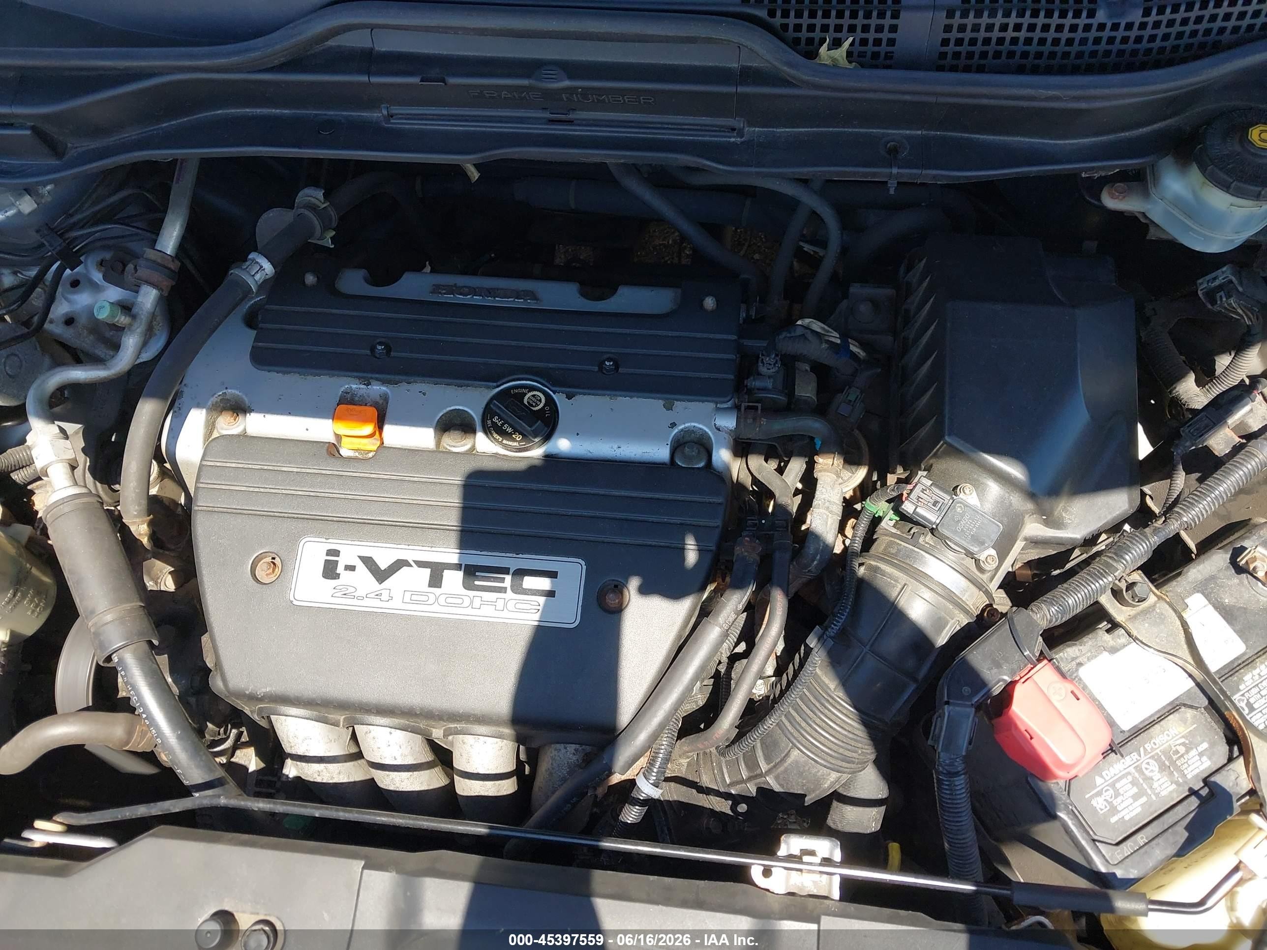 2007 Honda Cr-v Ex Silver vin: JHLRE48517C107103