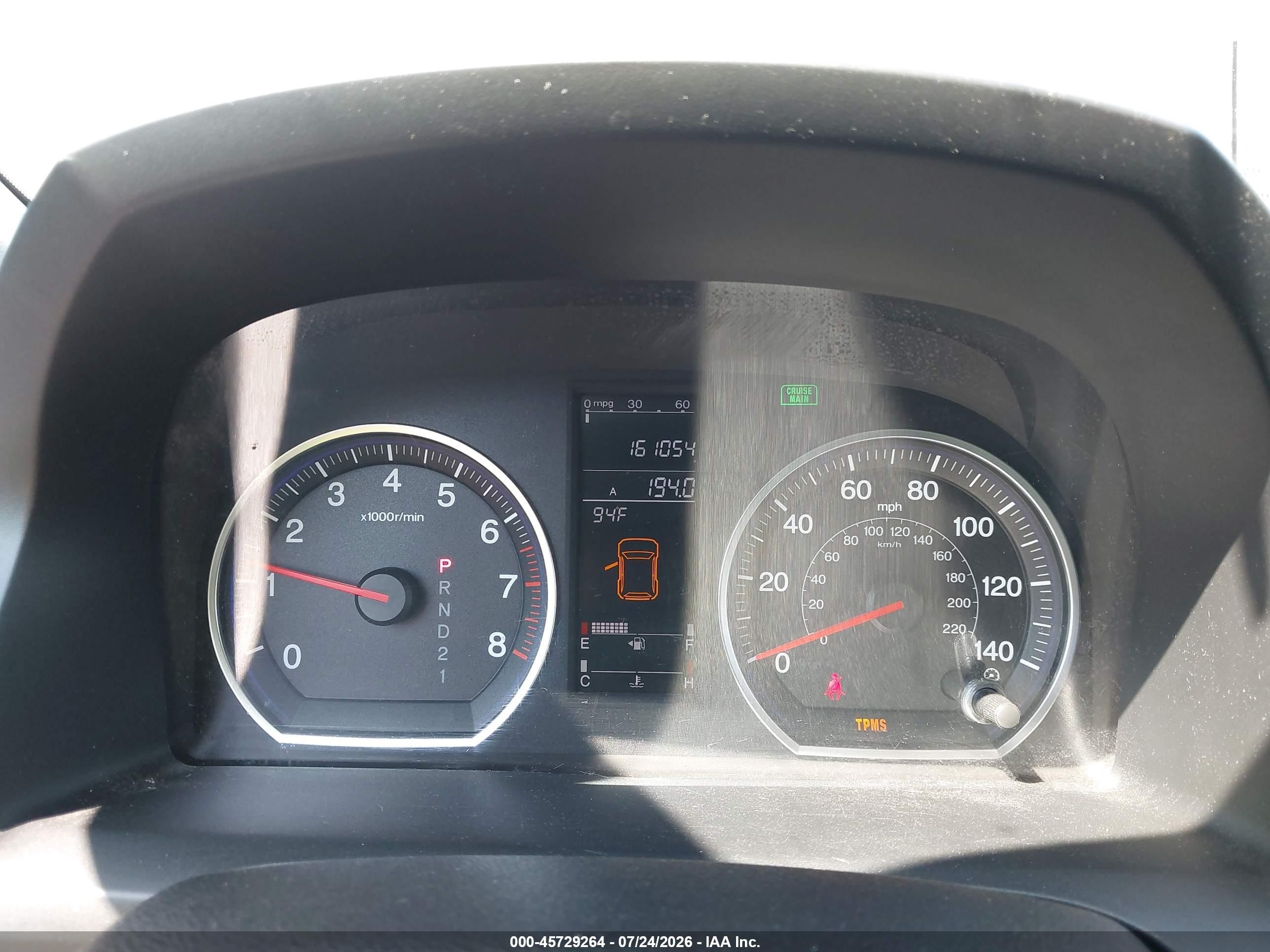 2008 Honda Cr-v Ex Silver vin: JHLRE48518C002210
