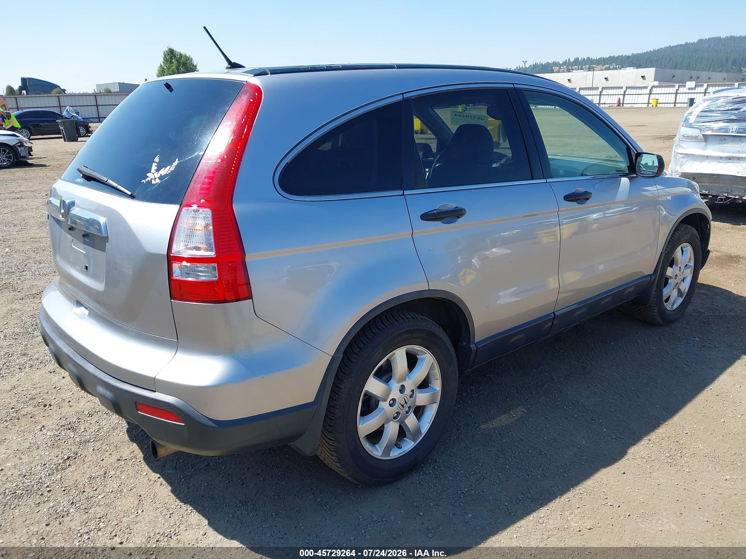 2008 Honda Cr-v Ex Silver vin: JHLRE48518C002210