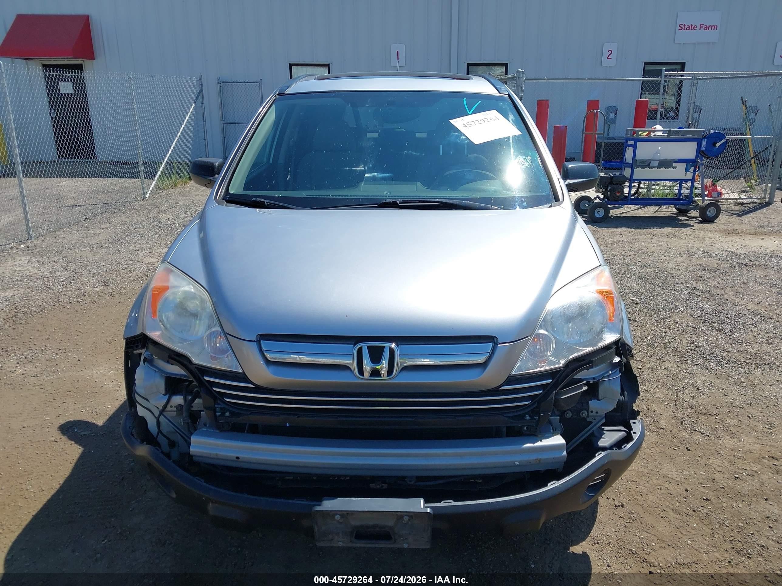 2008 Honda Cr-v Ex Silver vin: JHLRE48518C002210