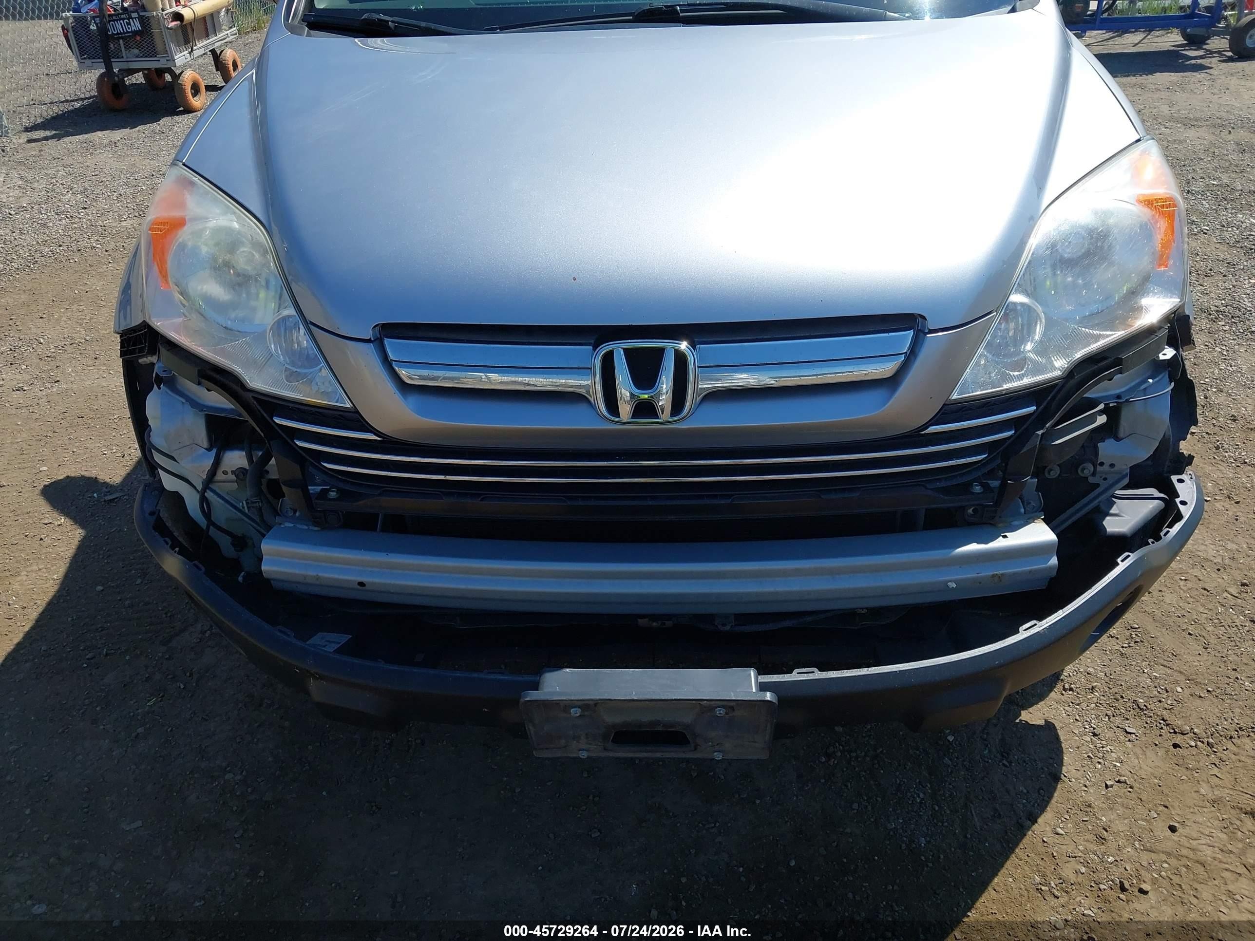 2008 Honda Cr-v Ex Silver vin: JHLRE48518C002210
