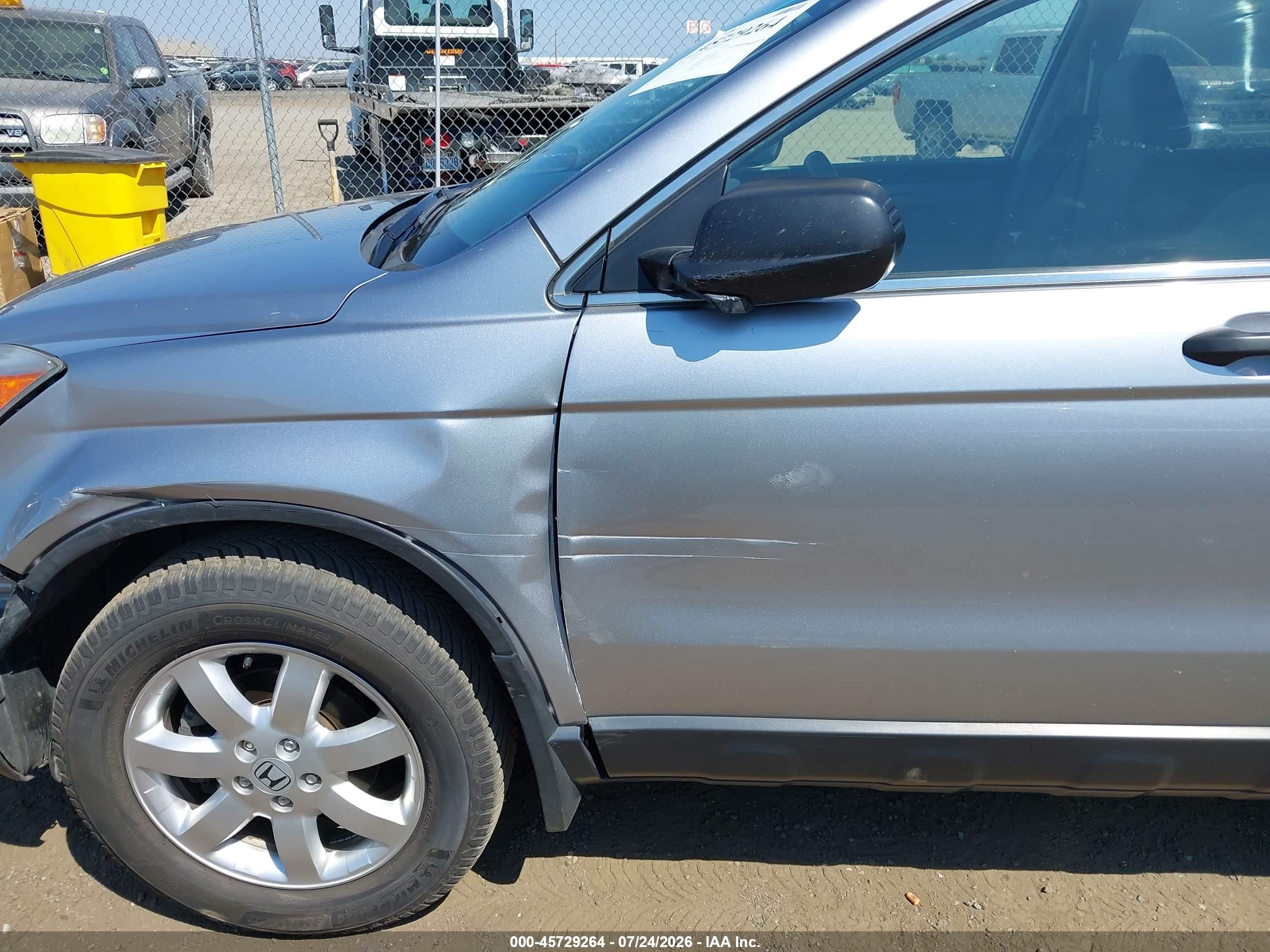 2008 Honda Cr-v Ex Silver vin: JHLRE48518C002210