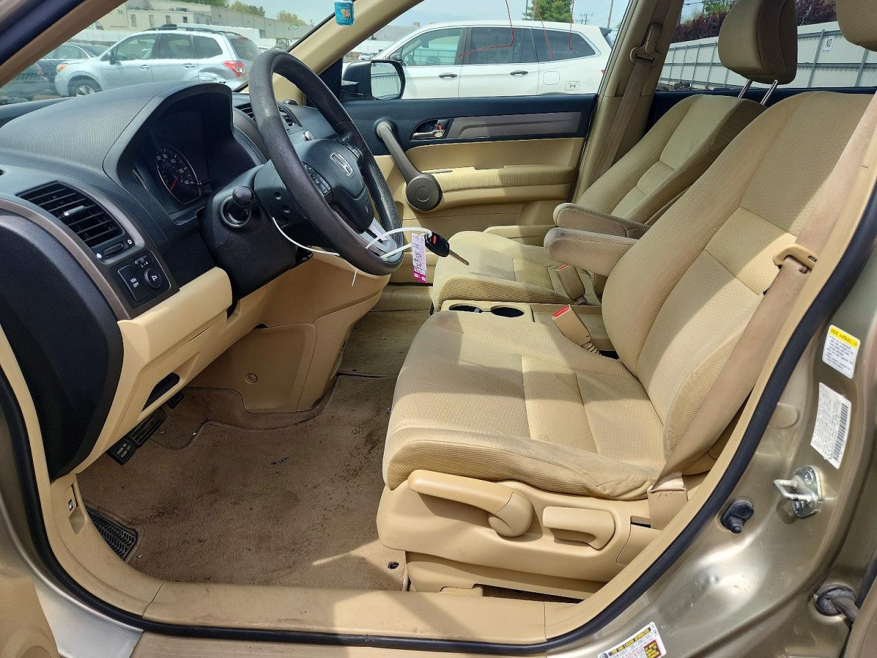 2008 Honda Cr-v Ex Cream vin: JHLRE48518C042982
