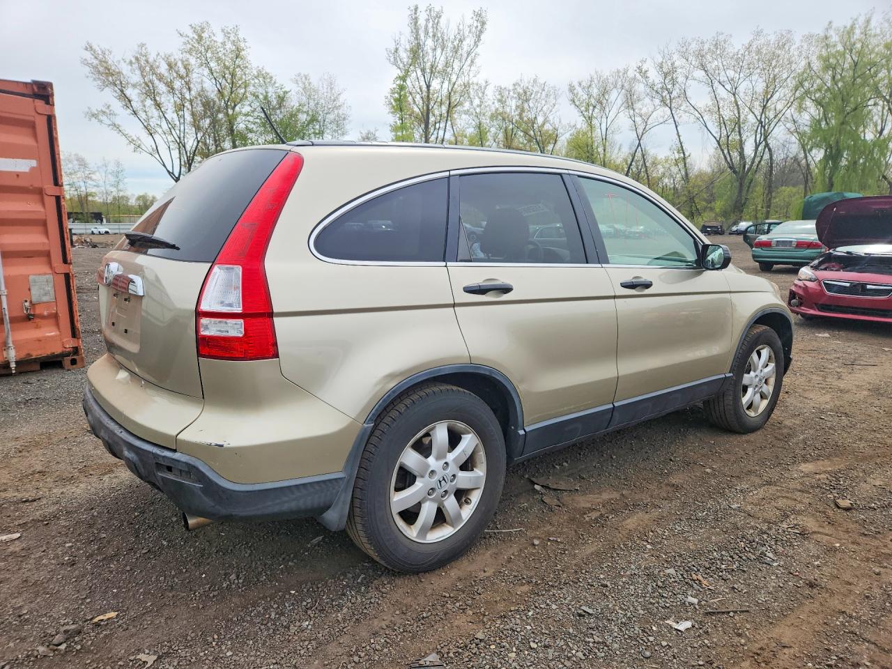 2008 Honda Cr-v Ex Cream vin: JHLRE48518C042982