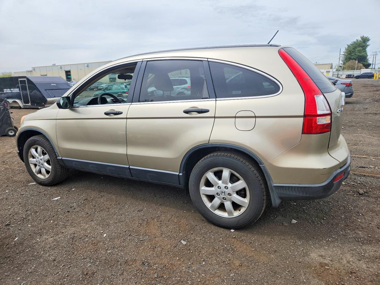 2008 Honda Cr-v Ex Cream vin: JHLRE48518C042982