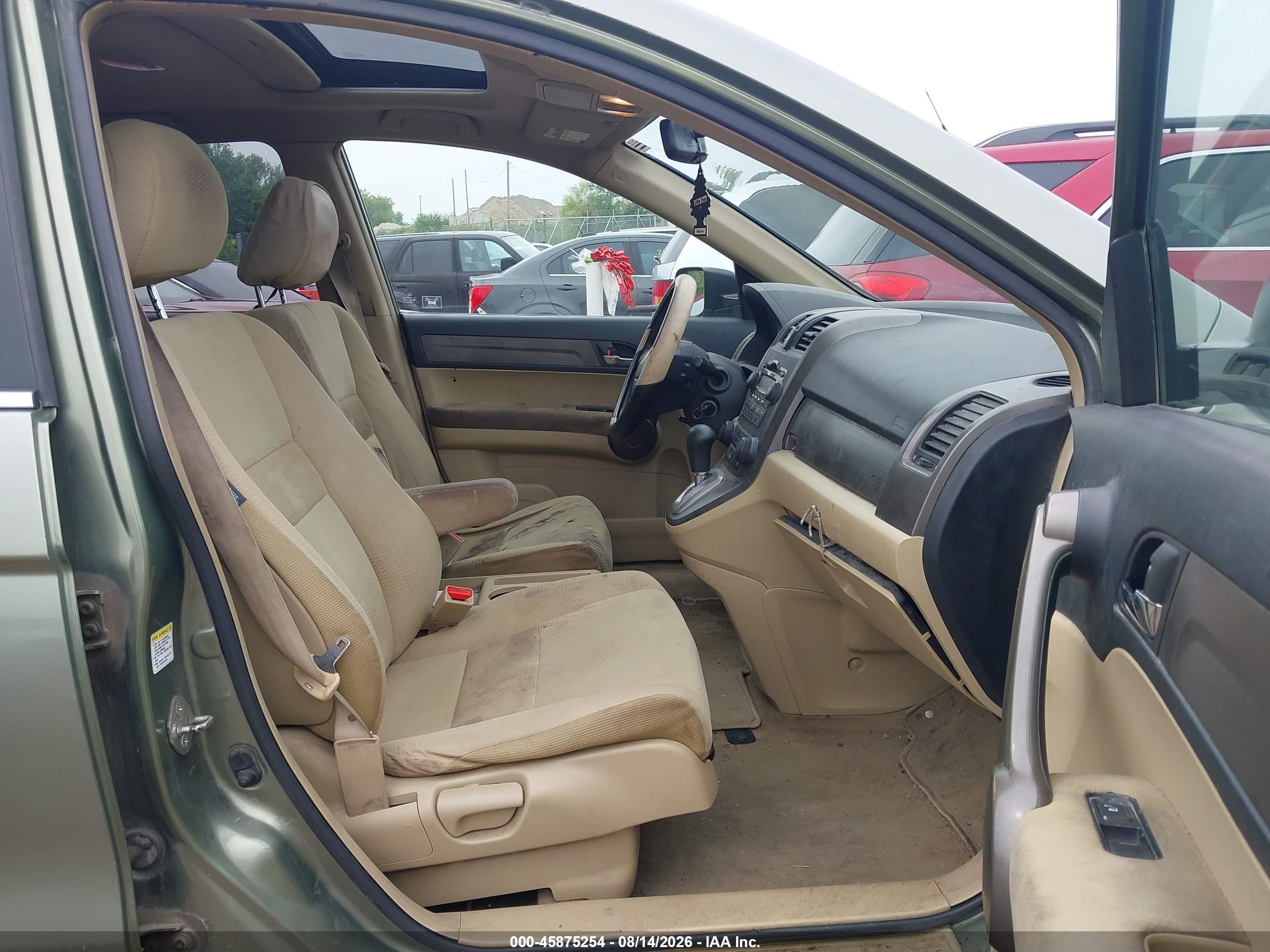 2008 Honda Cr-v Ex Green vin: JHLRE48518C044473