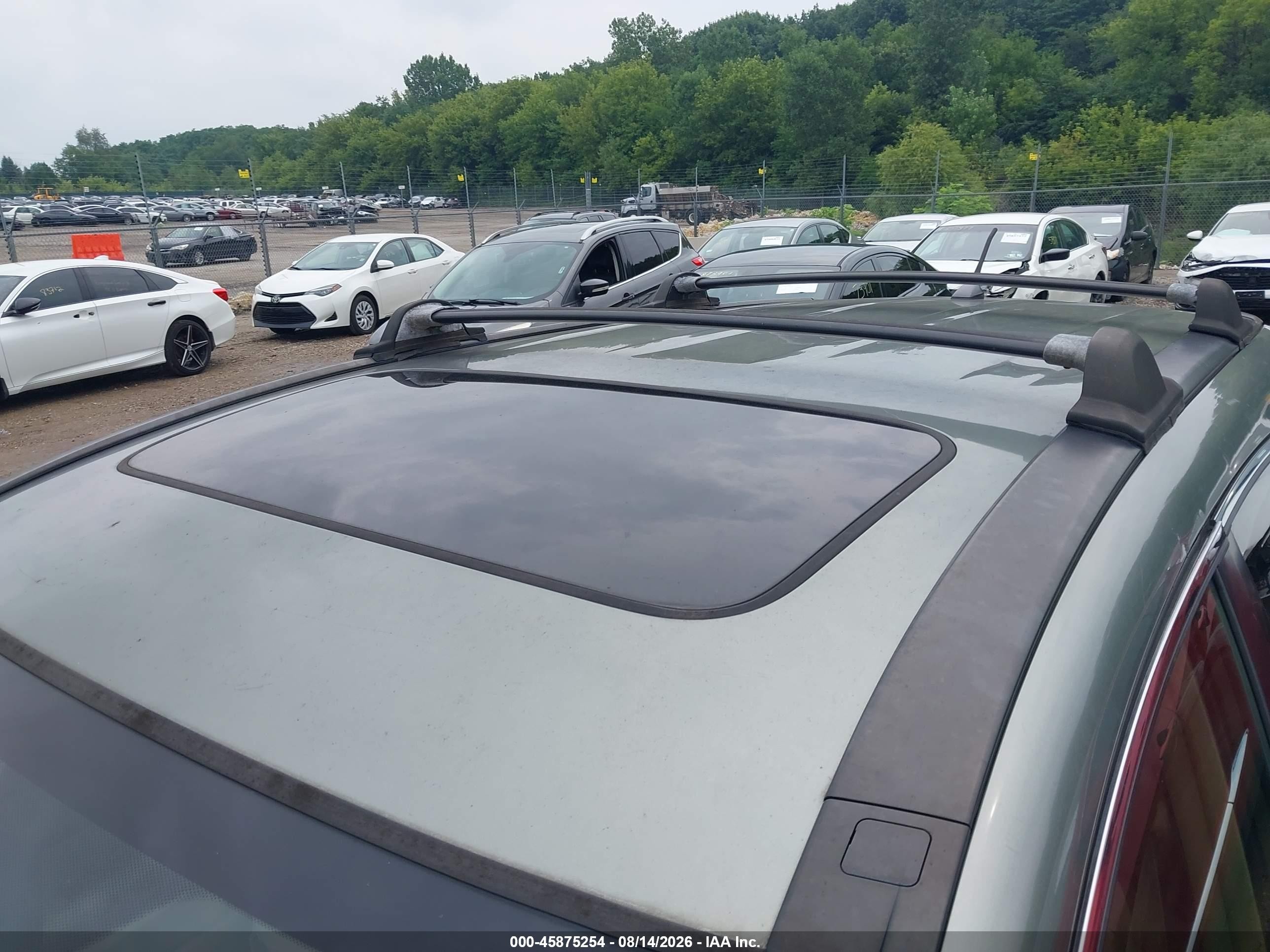 2008 Honda Cr-v Ex Green vin: JHLRE48518C044473