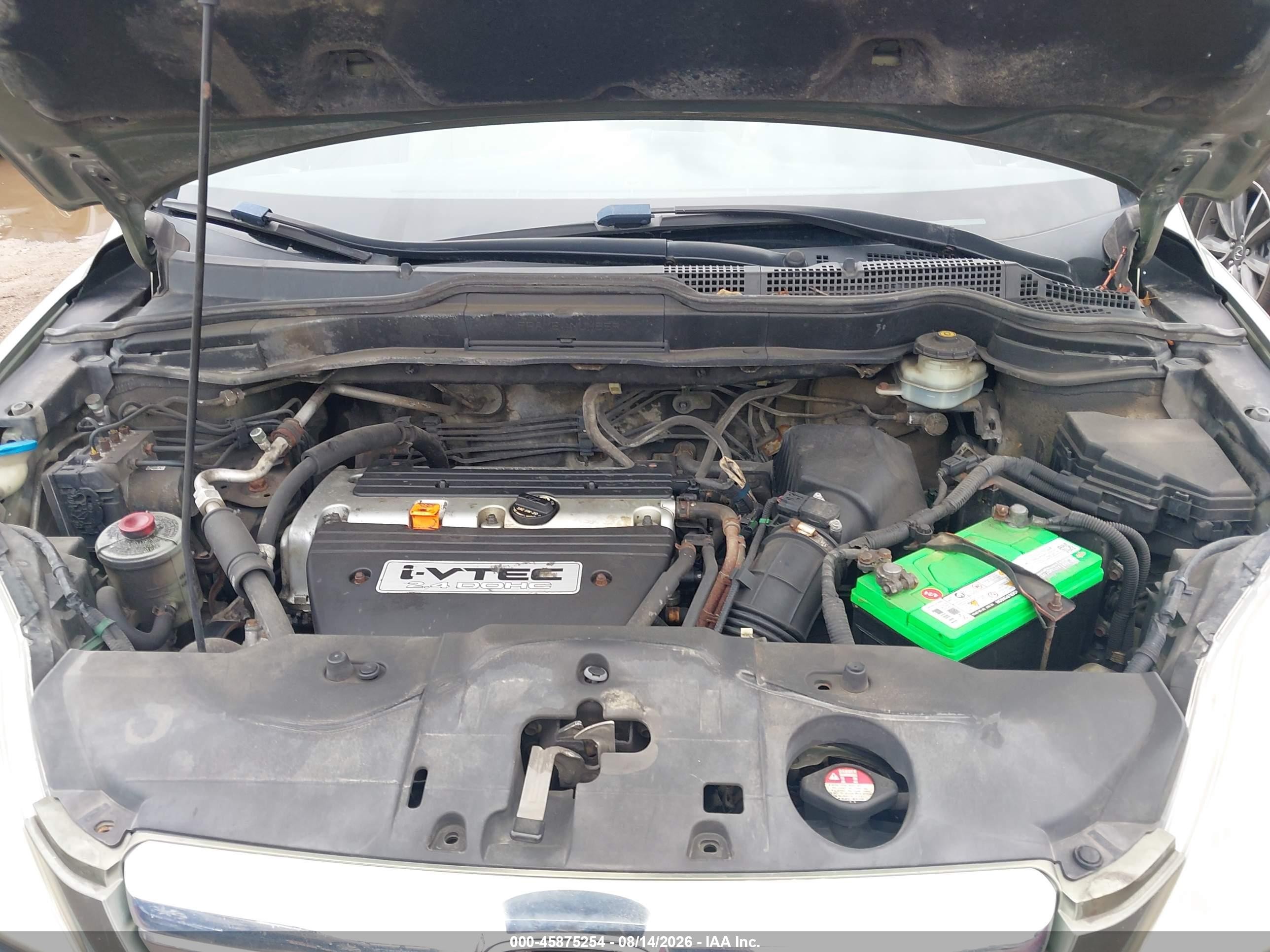 2008 Honda Cr-v Ex Green vin: JHLRE48518C044473