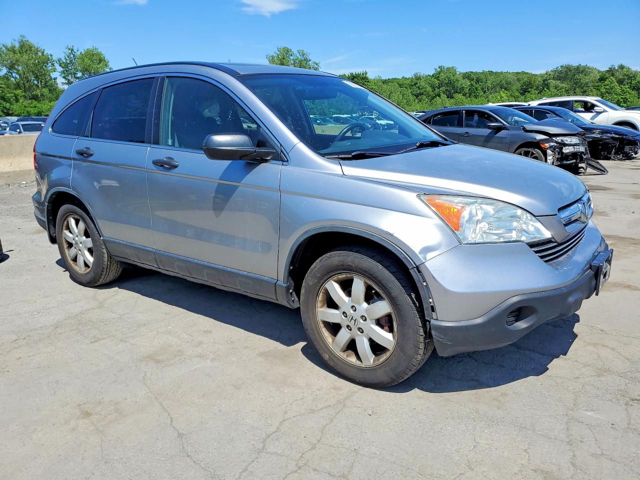2008 Hond Cr-v Silver vin: JHLRE48518C082575