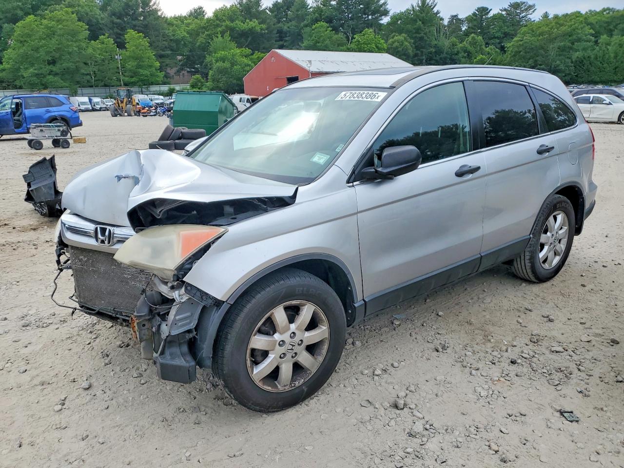 2009 Honda Cr-v Ex Silver vin: JHLRE48519C019302
