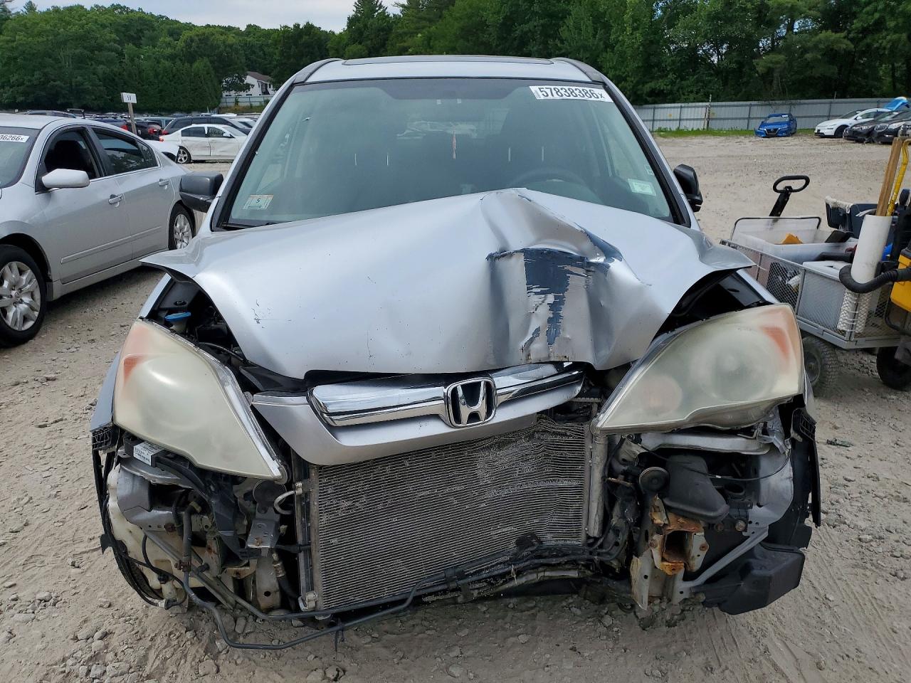 2009 Honda Cr-v Ex Silver vin: JHLRE48519C019302