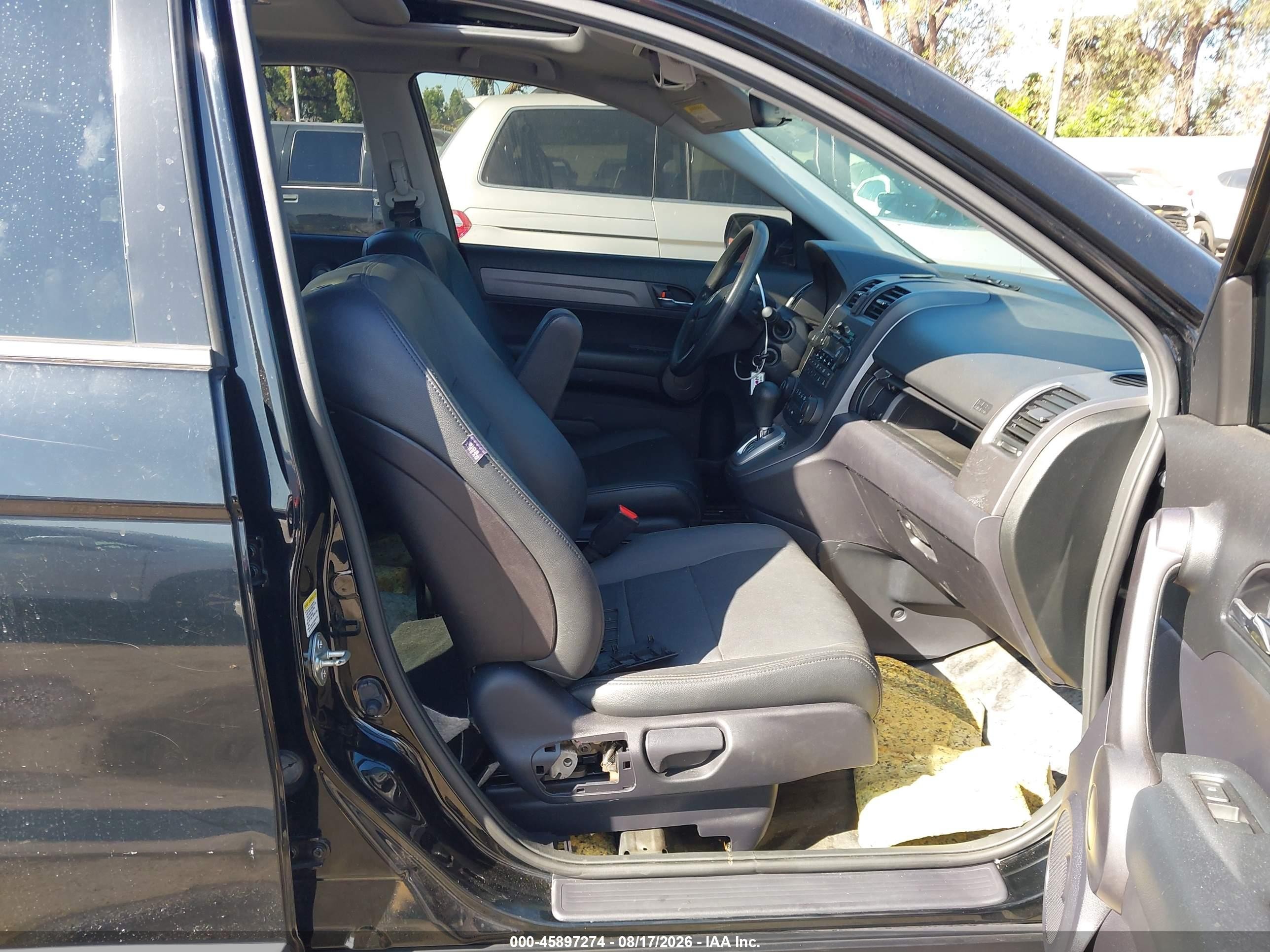 2009 Honda Cr-v Ex Black vin: JHLRE48519C019610