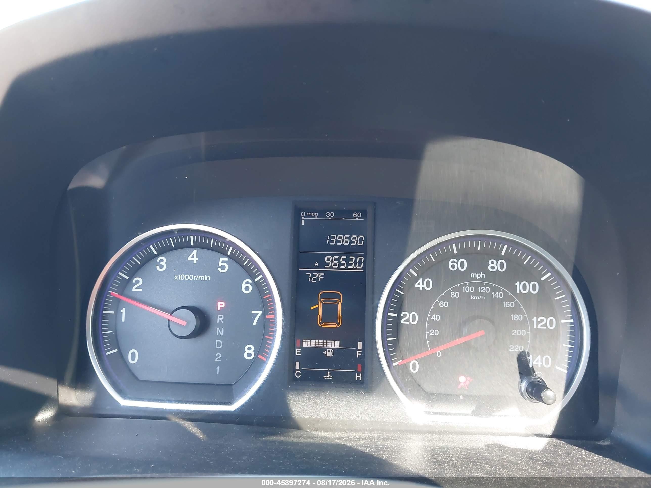 2009 Honda Cr-v Ex Black vin: JHLRE48519C019610