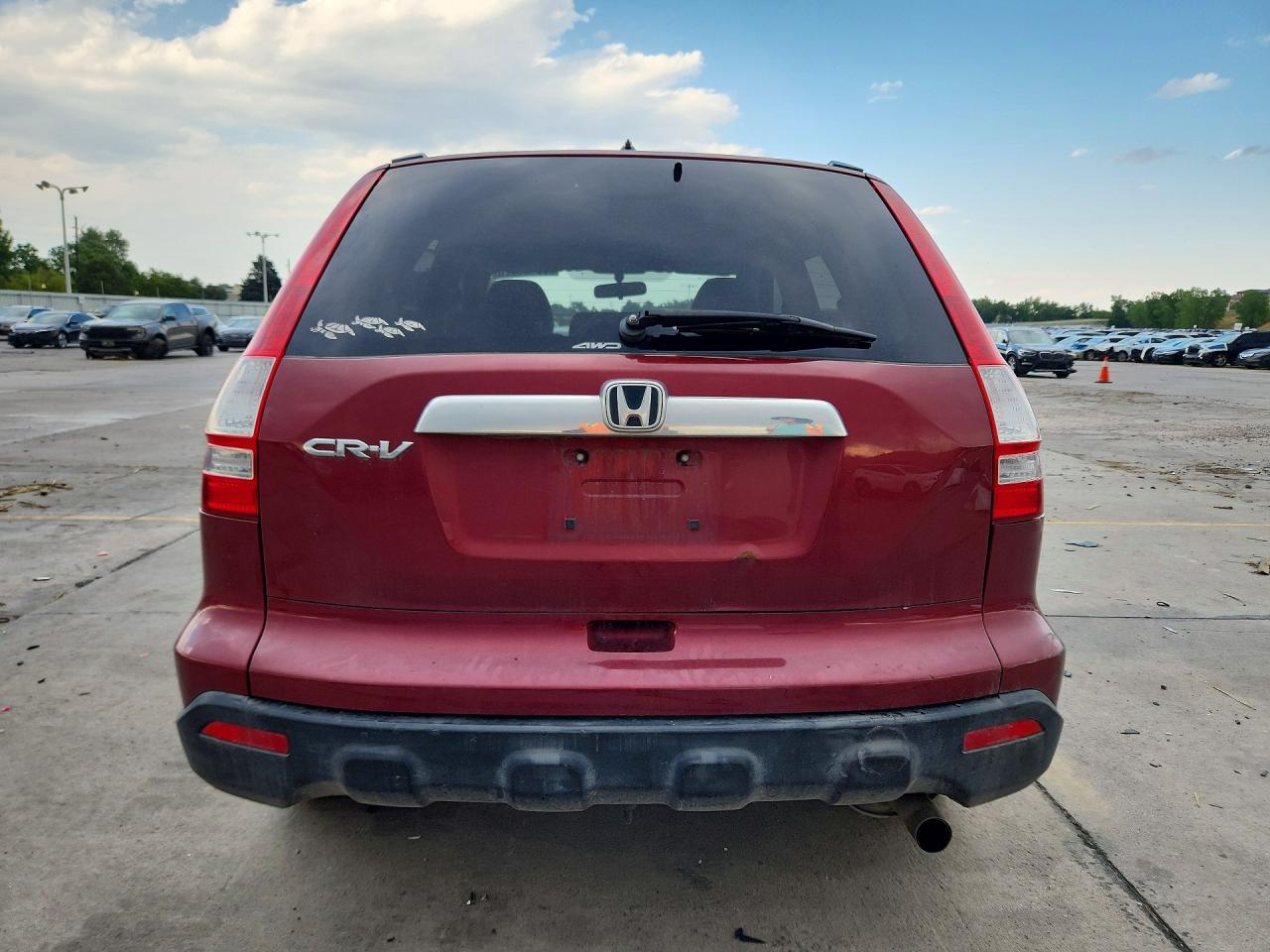 2007 Honda Cr-v Ex Maroon vin: JHLRE48527C019404